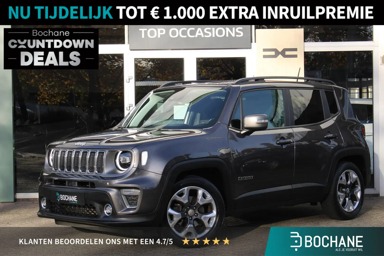 Jeep Renegade 1.0T Limited | Stoel en stuurverwarming | Camera e Gris - 1