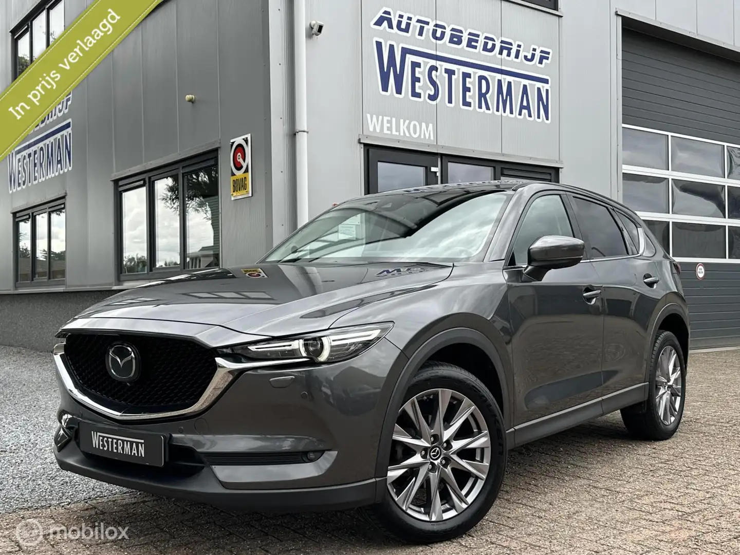 Mazda CX-5 2.0 SkyActiv-G 165Pk Aut Luxury Acc Leer 360º Cam Grau - 1