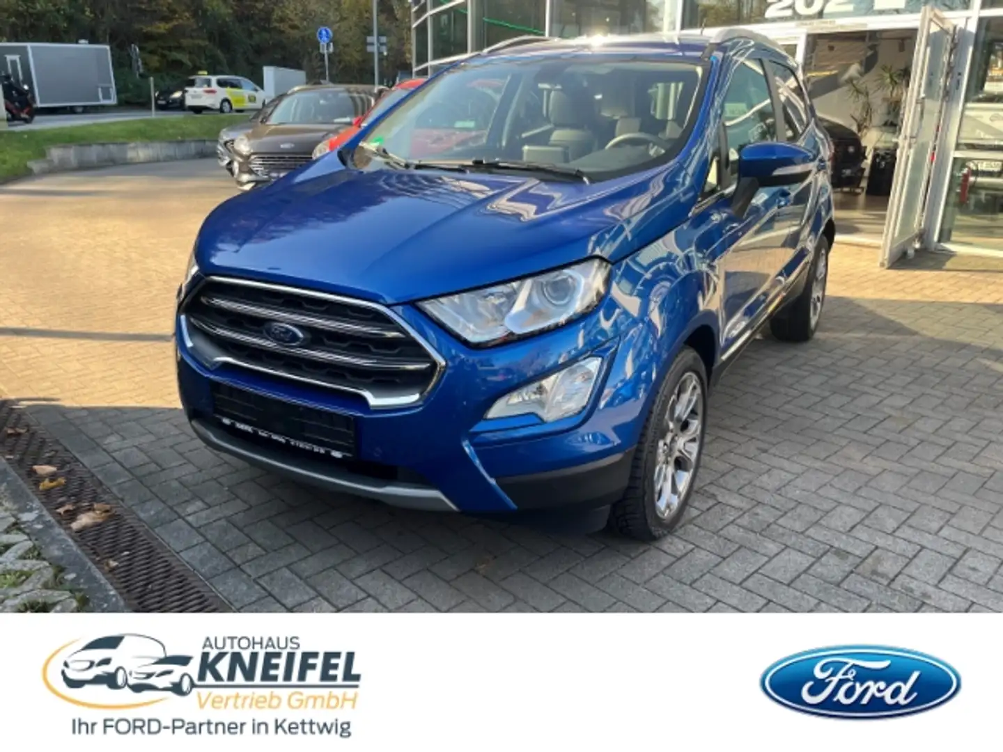 Ford EcoSport Titanium Notbremsassistent Klimaautom Rückfahrkam. Bleu - 1
