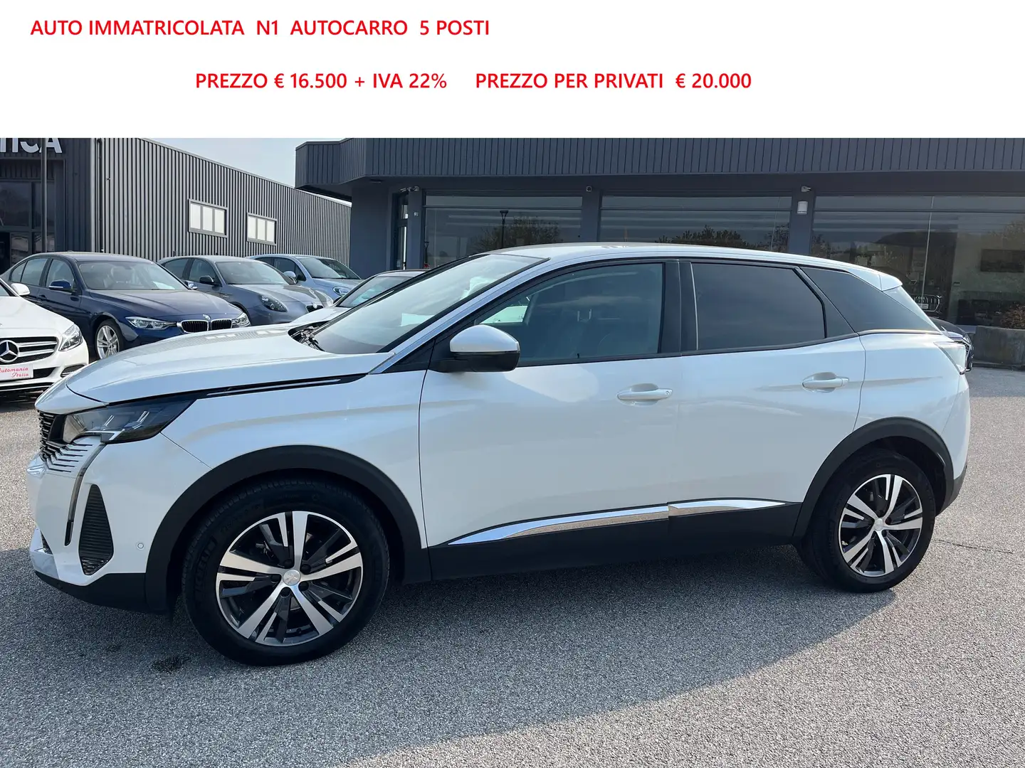 Peugeot 3008 1.5 bluehdi Allure s Bianco - 1