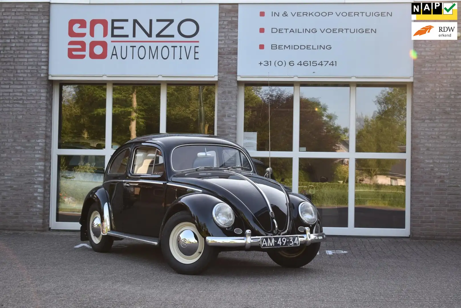 Volkswagen Kever "Zwitter" Zeer nette zeldzame klassieker Noir - 1