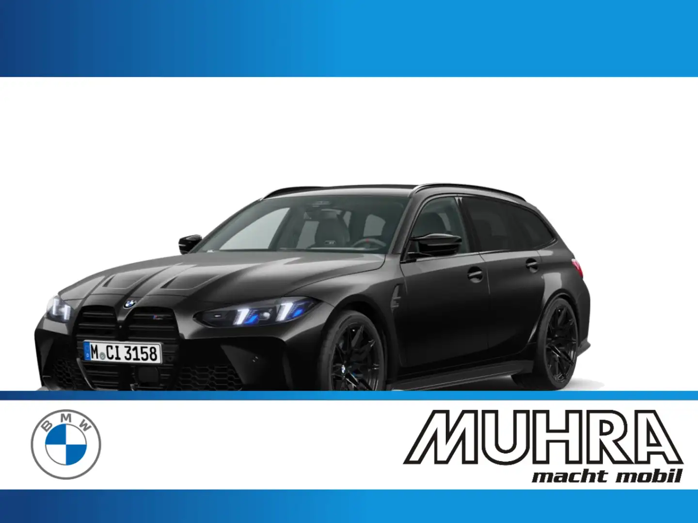 BMW M3 Competion xDrive Touring FACELIFT DA Prof HUD Zwart - 2