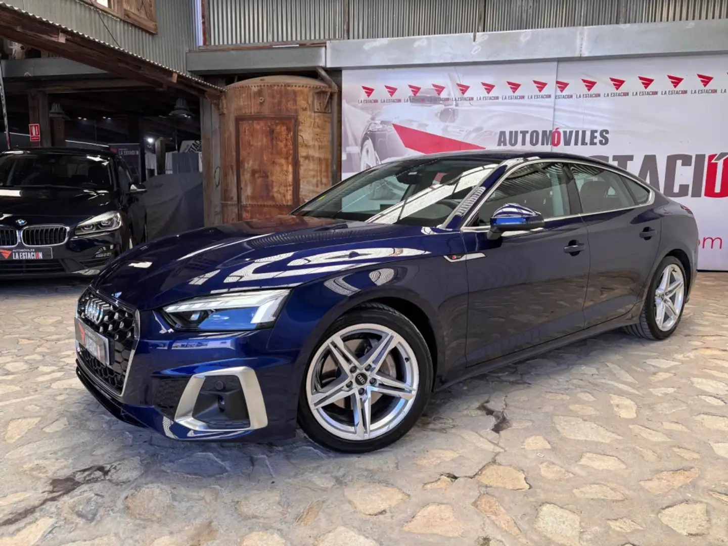 Audi A5 Sportback 40 TDI S line quattro S tronic (4.75) Azul - 2