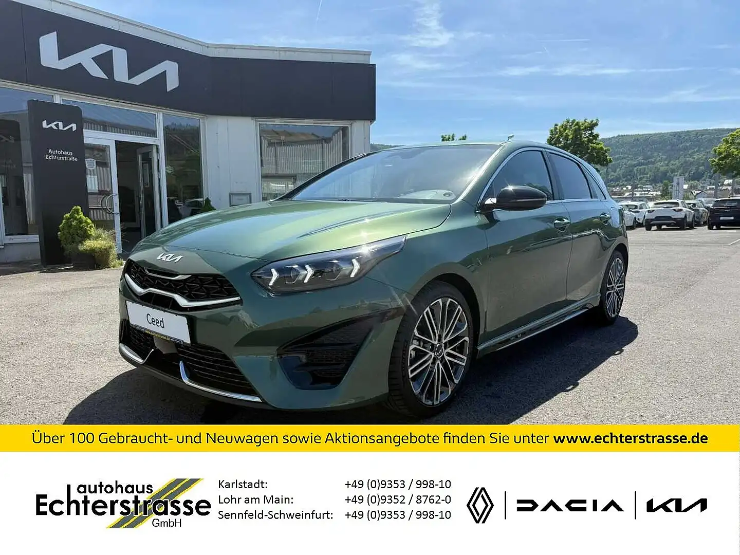 Kia Ceed / cee'd GT-Line 1.5 T-GDI DCT7 +18Z Grün - 1