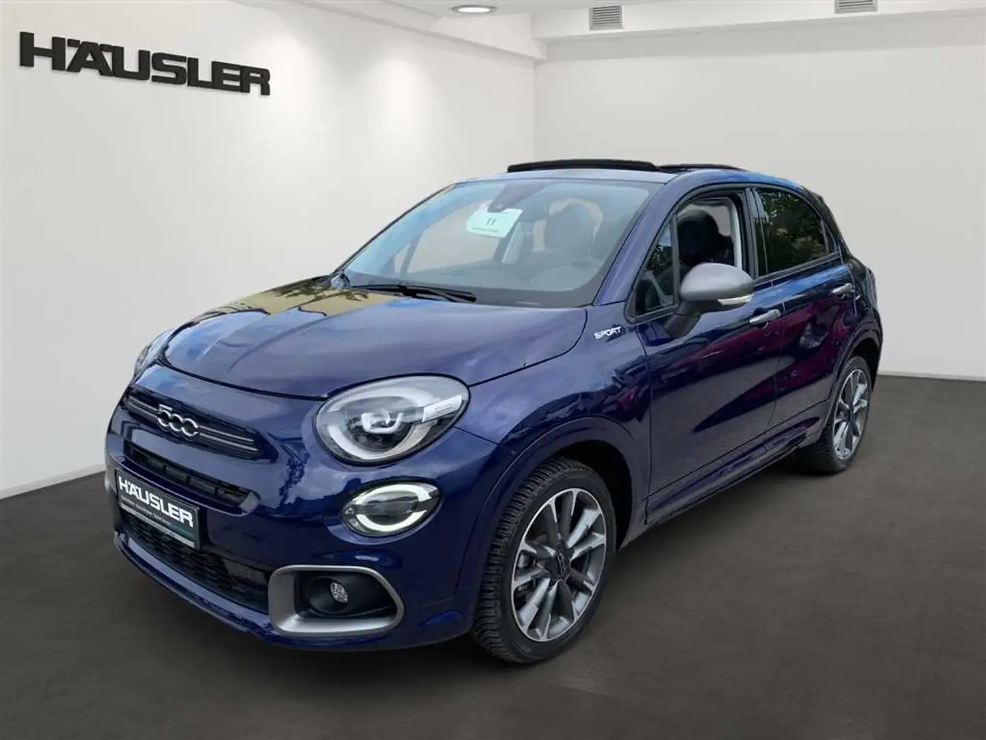 Fiat 500X 1.5T Hybrid DCT Dolcevita Faltdach LED PDC Kamera Blau - 1