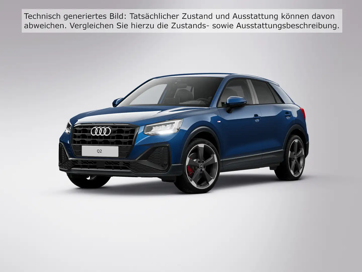 Audi Q2 35 TFSI 2x S LINE LM19 SONOS AHK FEINNAPPA Blau - 2