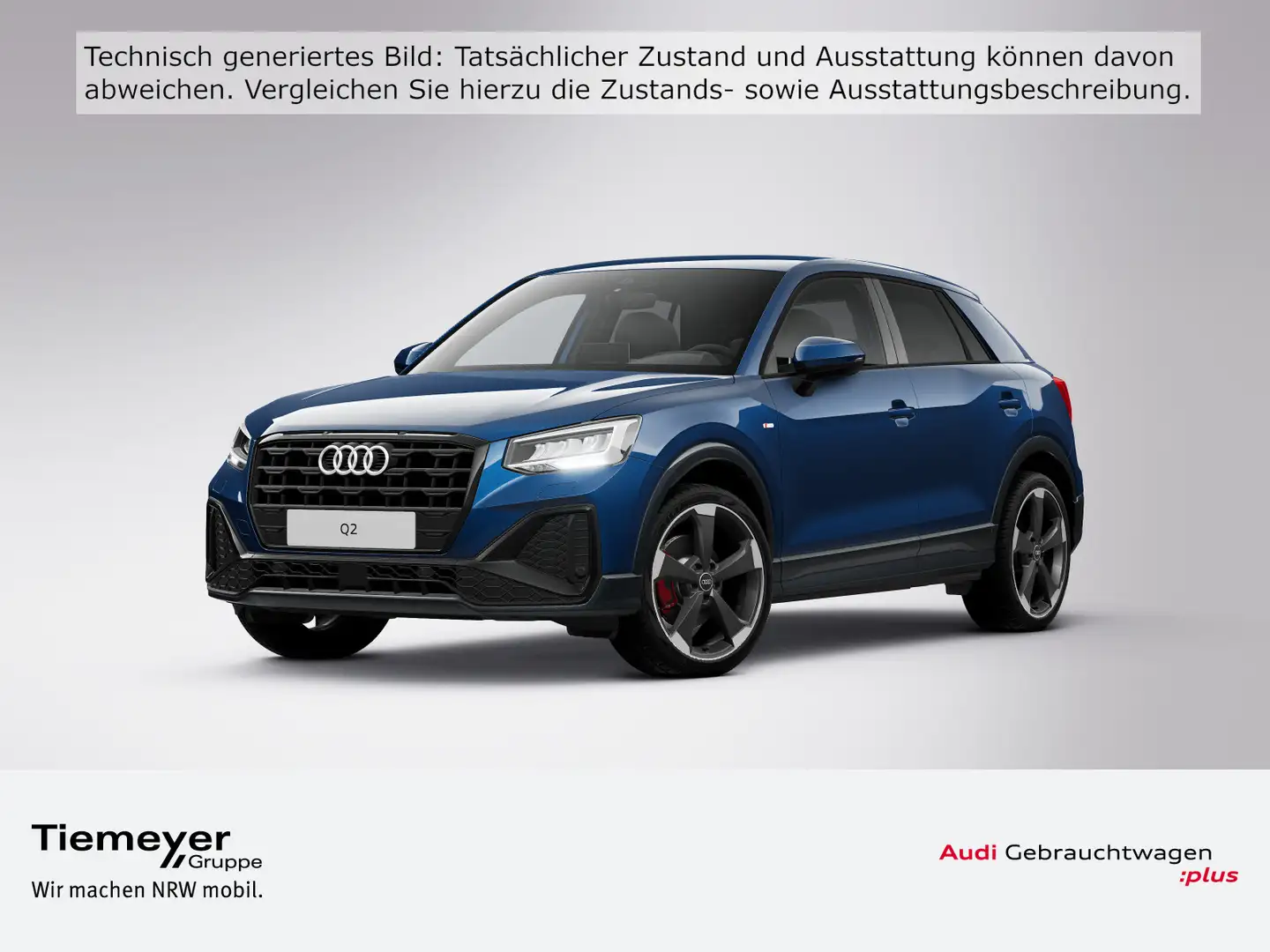 Audi Q2 35 TFSI 2x S LINE LM19 SONOS AHK FEINNAPPA Blau - 1