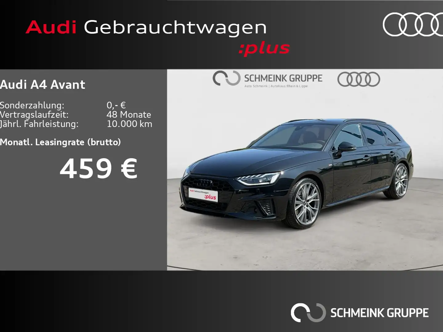 Audi A4 35 TDI S line Carplay AHK Memory ACC Schwarz - 1