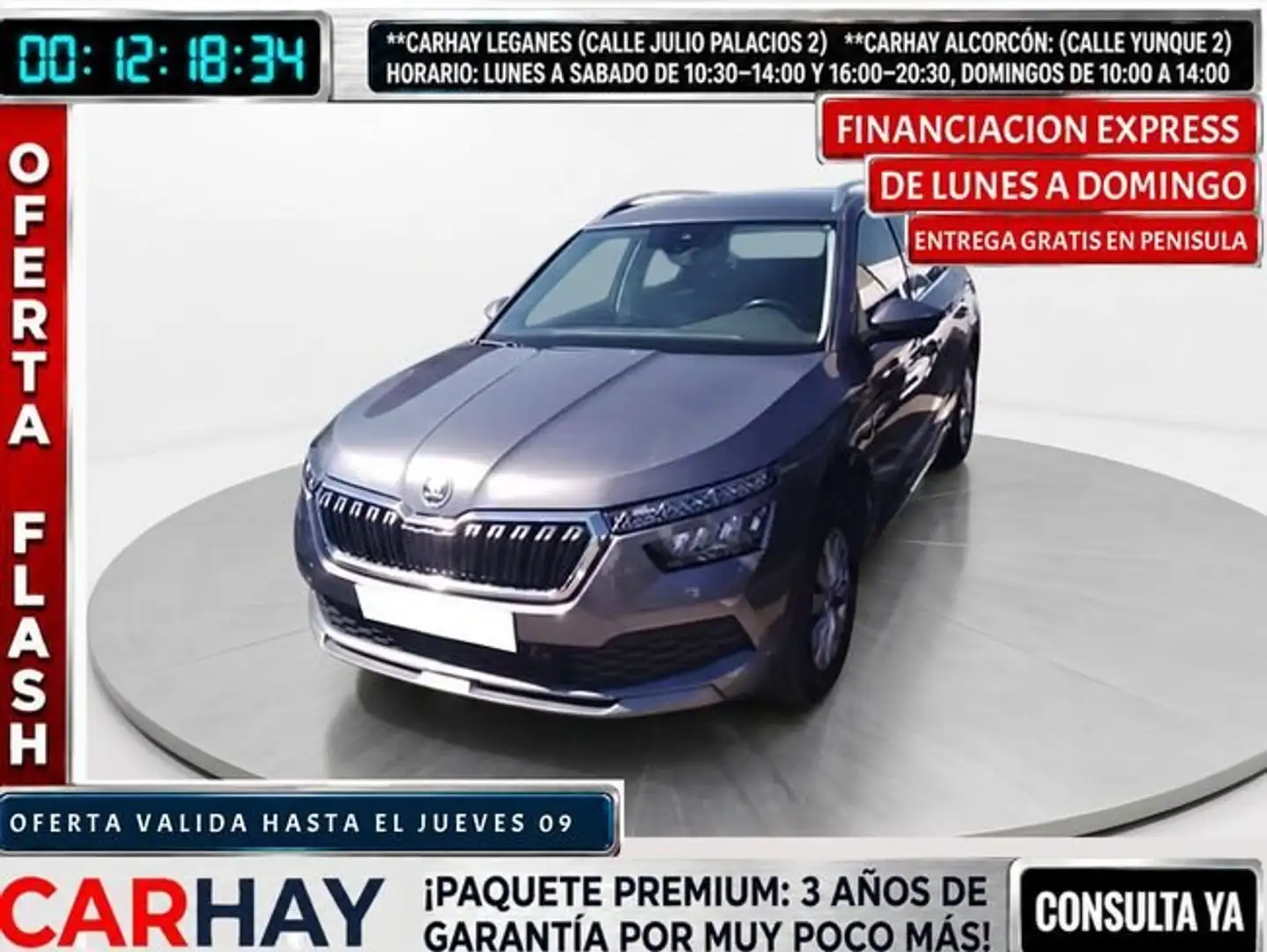 Skoda Kamiq 1.0 TSI Scout 81kW Gris - 1