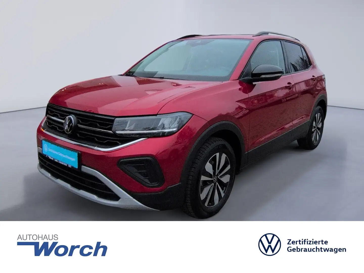 Volkswagen T-Cross 1.0 TSI Goal LED+APP+ACC+SHZ Rot - 1