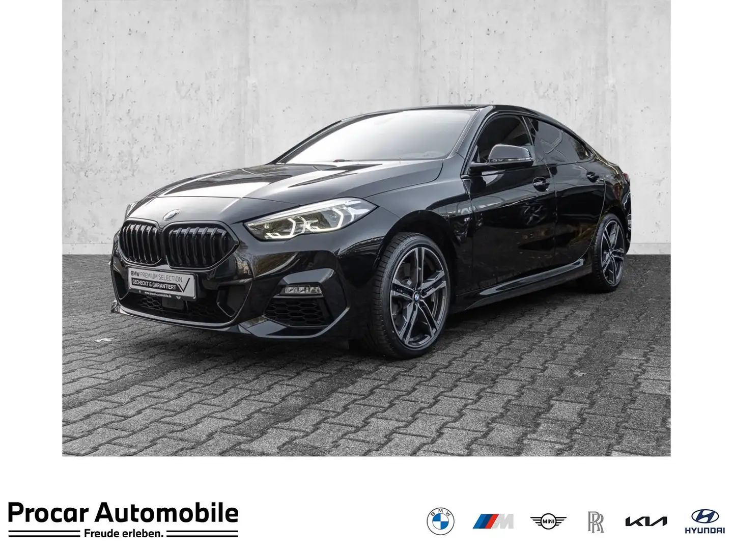 BMW 220 i Gran Coupé M Sport HUD PANO,LHZ,DA,H/K,SHZ, ACC Schwarz - 1