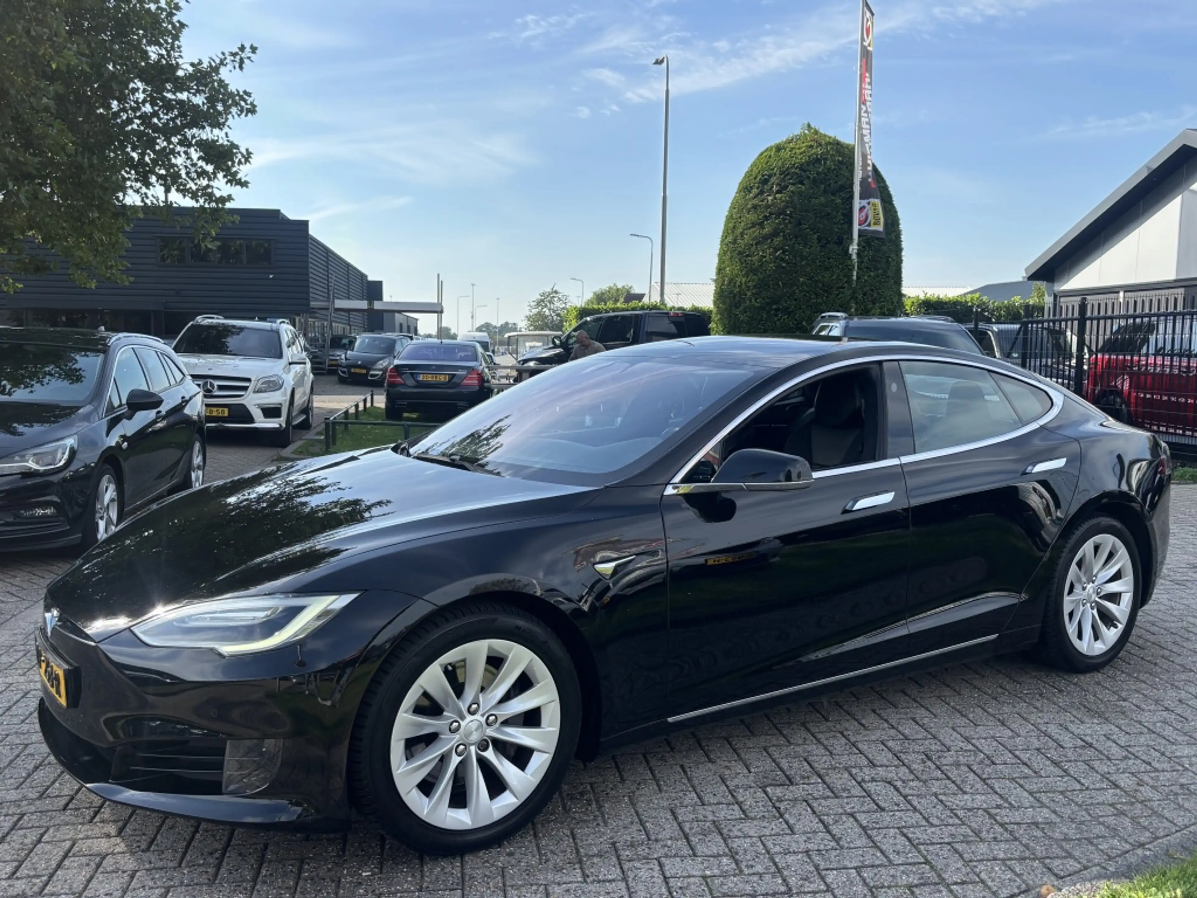 Tesla Model S 75 Business Economy 2017 Zwart Incl BTW Facelift — photo 8