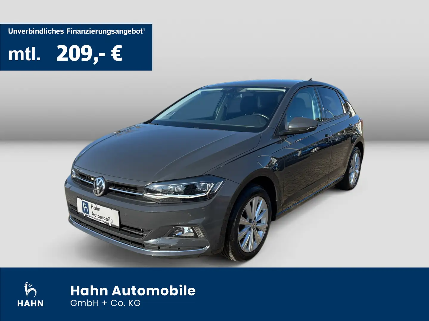 Volkswagen Polo 1.0TSI DSG Highline AHK ACC Cam LED Climatr Gris - 1