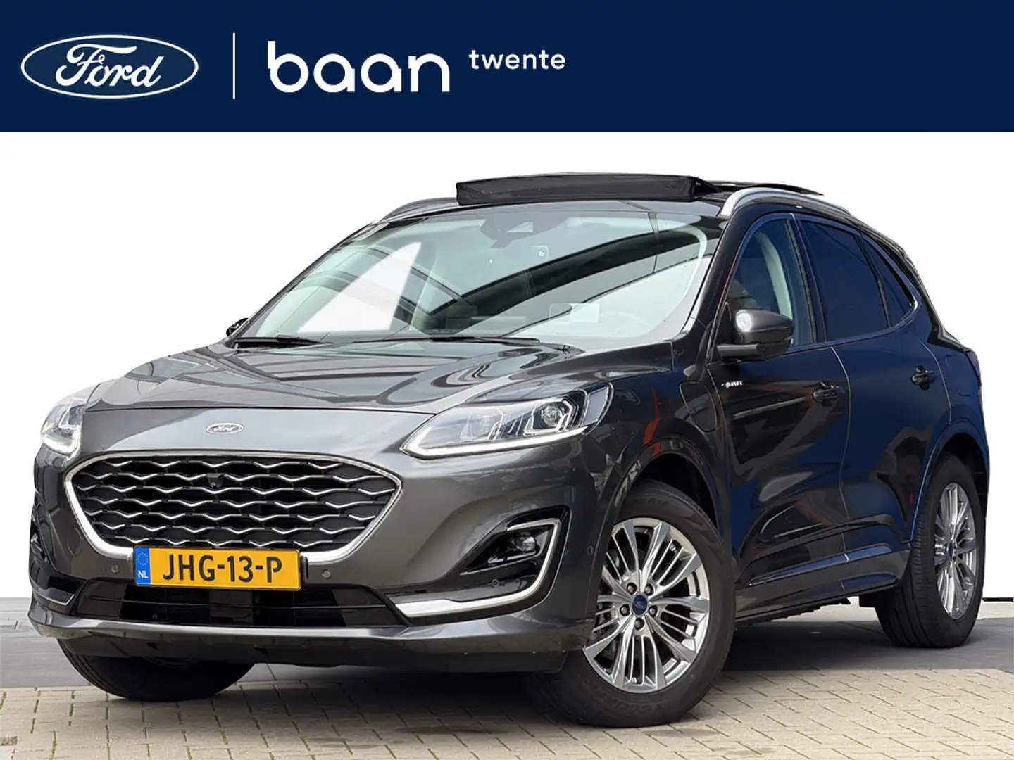 Ford Kuga 2.5 PHEV 225 PK Vignale | Dealer onderhouden | Pan Grijs - 1