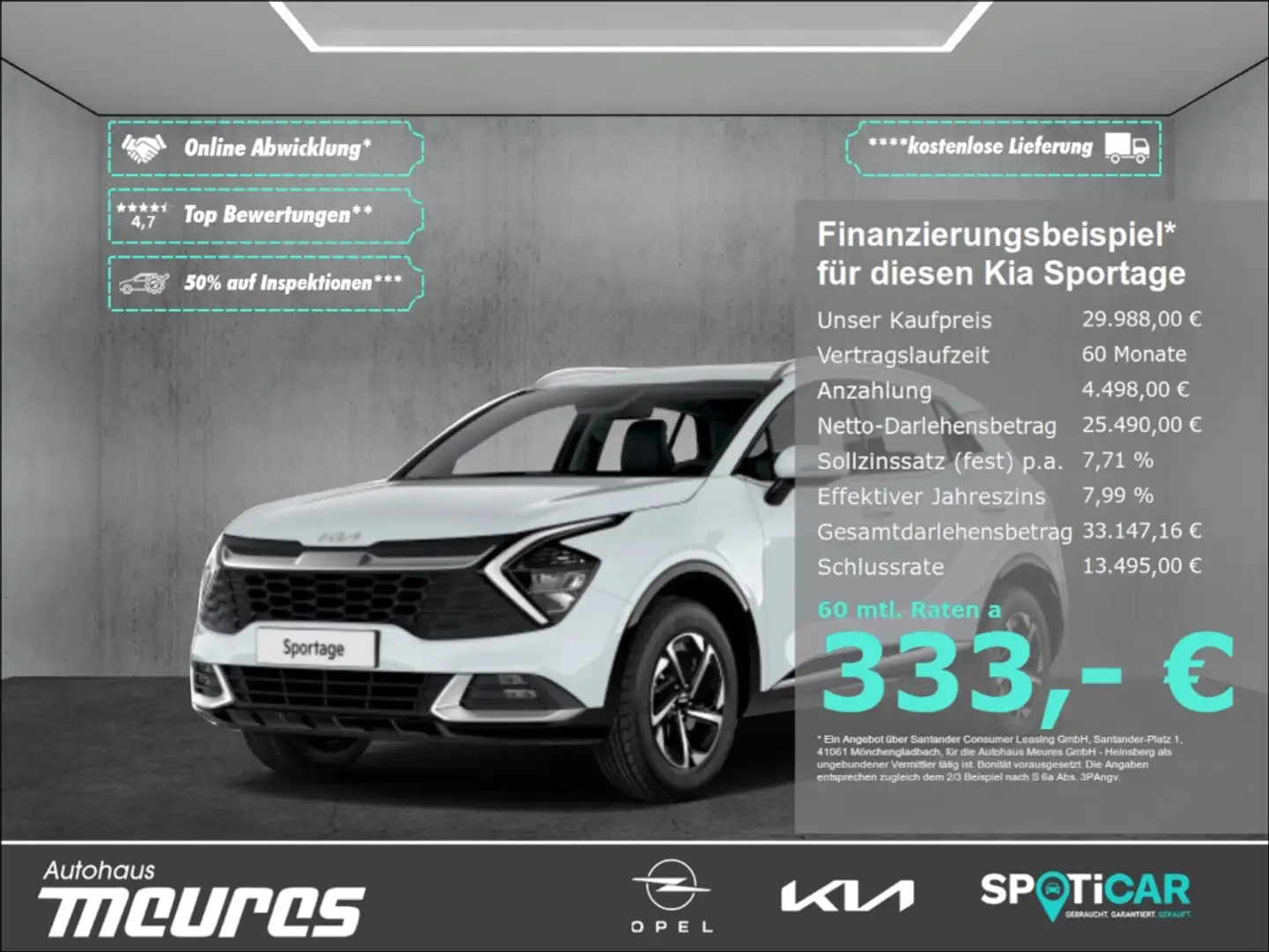 Kia Sportage 1.6T Mild Hybrid Vision DCT !!NEUER SPORTAGE 2024! Blanc - 1