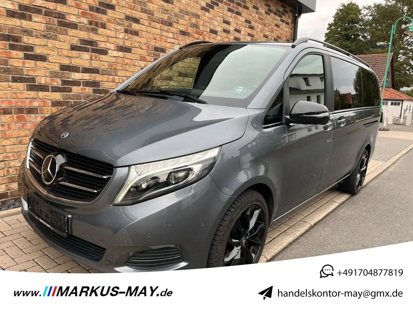 Mercedes-Benz V 250 Avantgarde EDITION lang Leder Navi LED AHK Сірий - 1