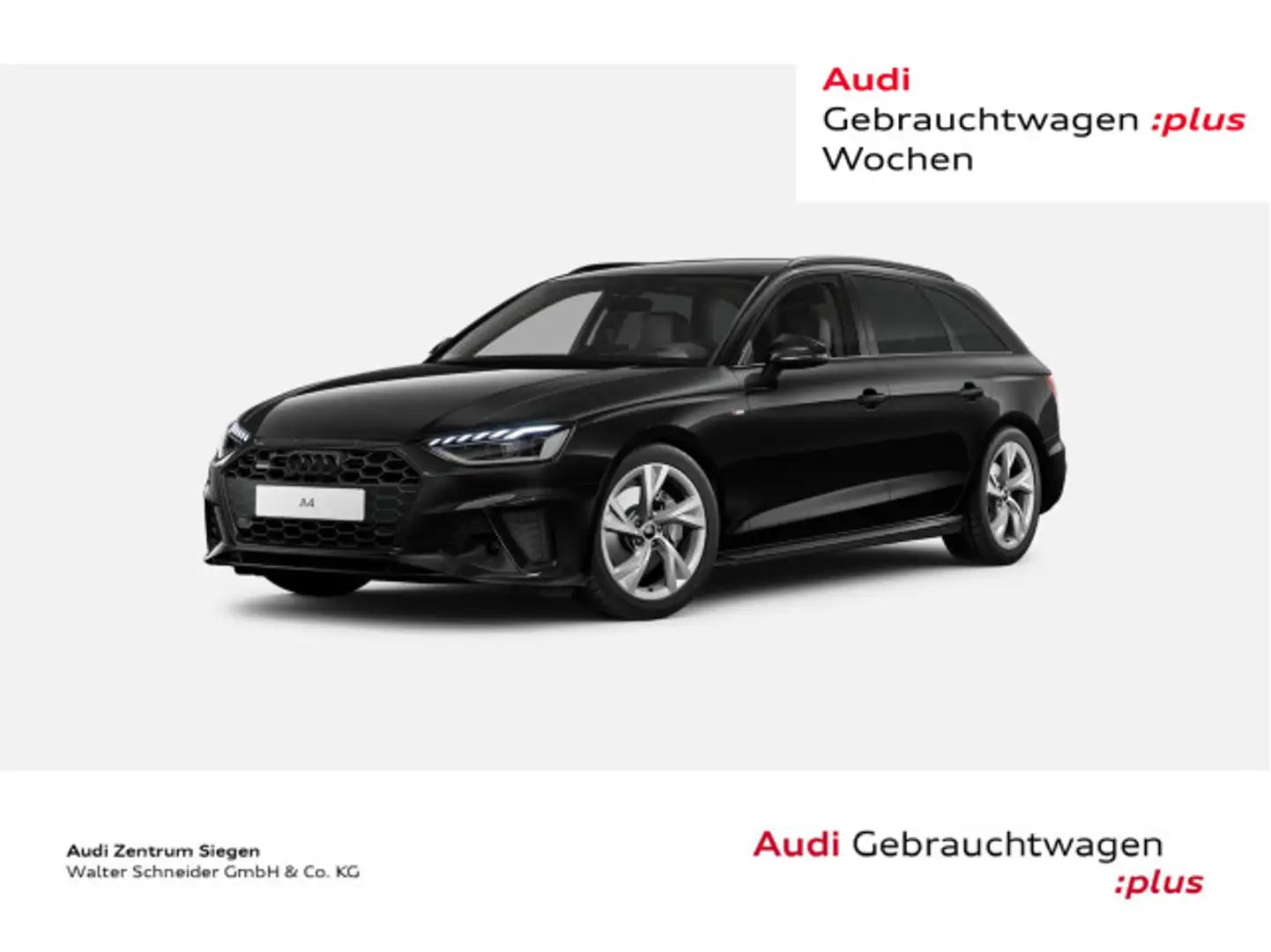 Audi A4 40 quattro 2.0 TDI Avant S line Schwarz - 1