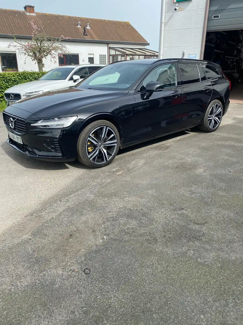 Volvo V60 V60 T8 r-design long range 18gr!! 455pk Noir - 1