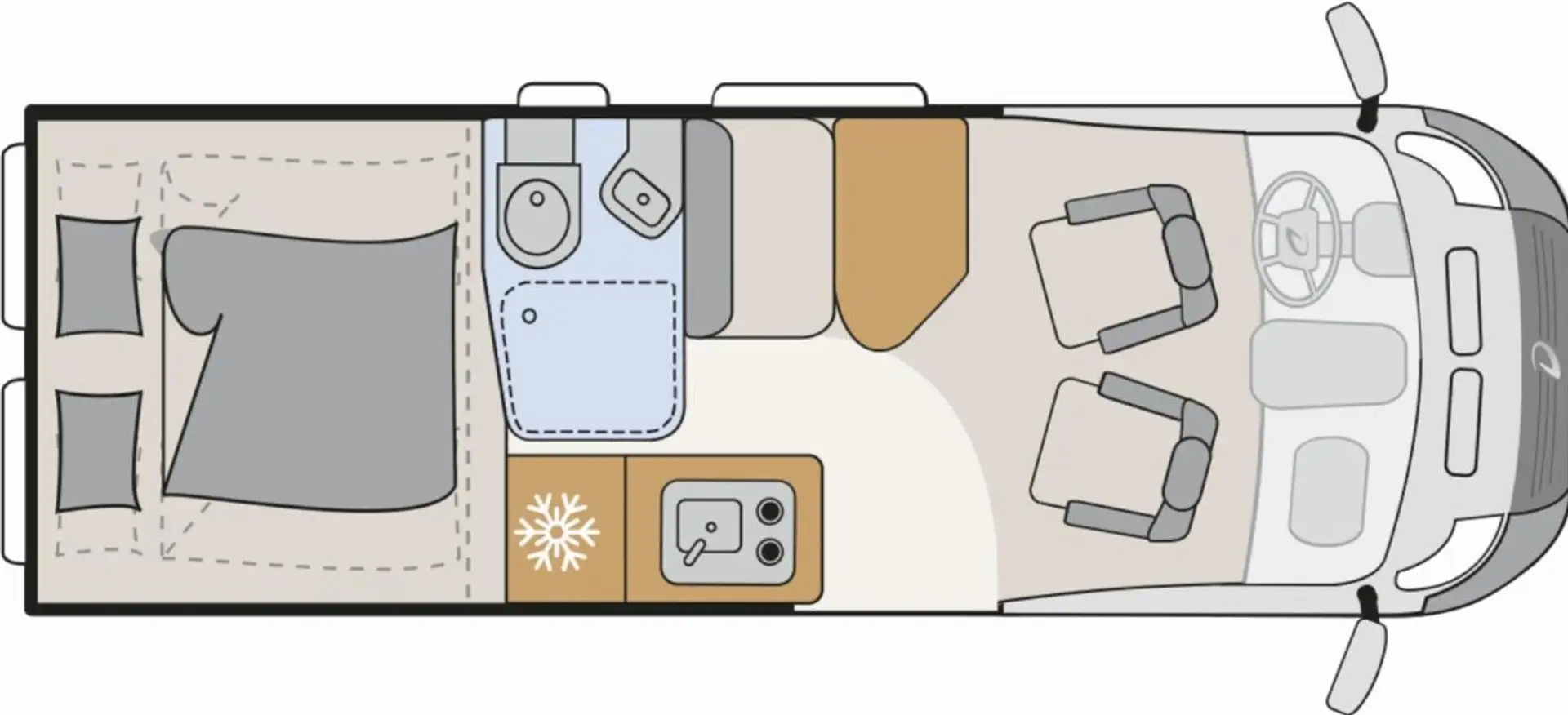 Dethleffs Globetrail 640 HR Fiat *Hubbett *REISELUST-Präm Grau - 2