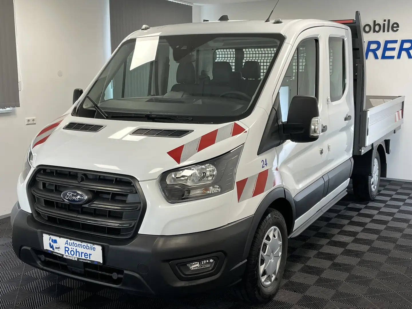 Ford Transit 350 Automatik Doppelkabine Garantie09 27 Blanco - 1