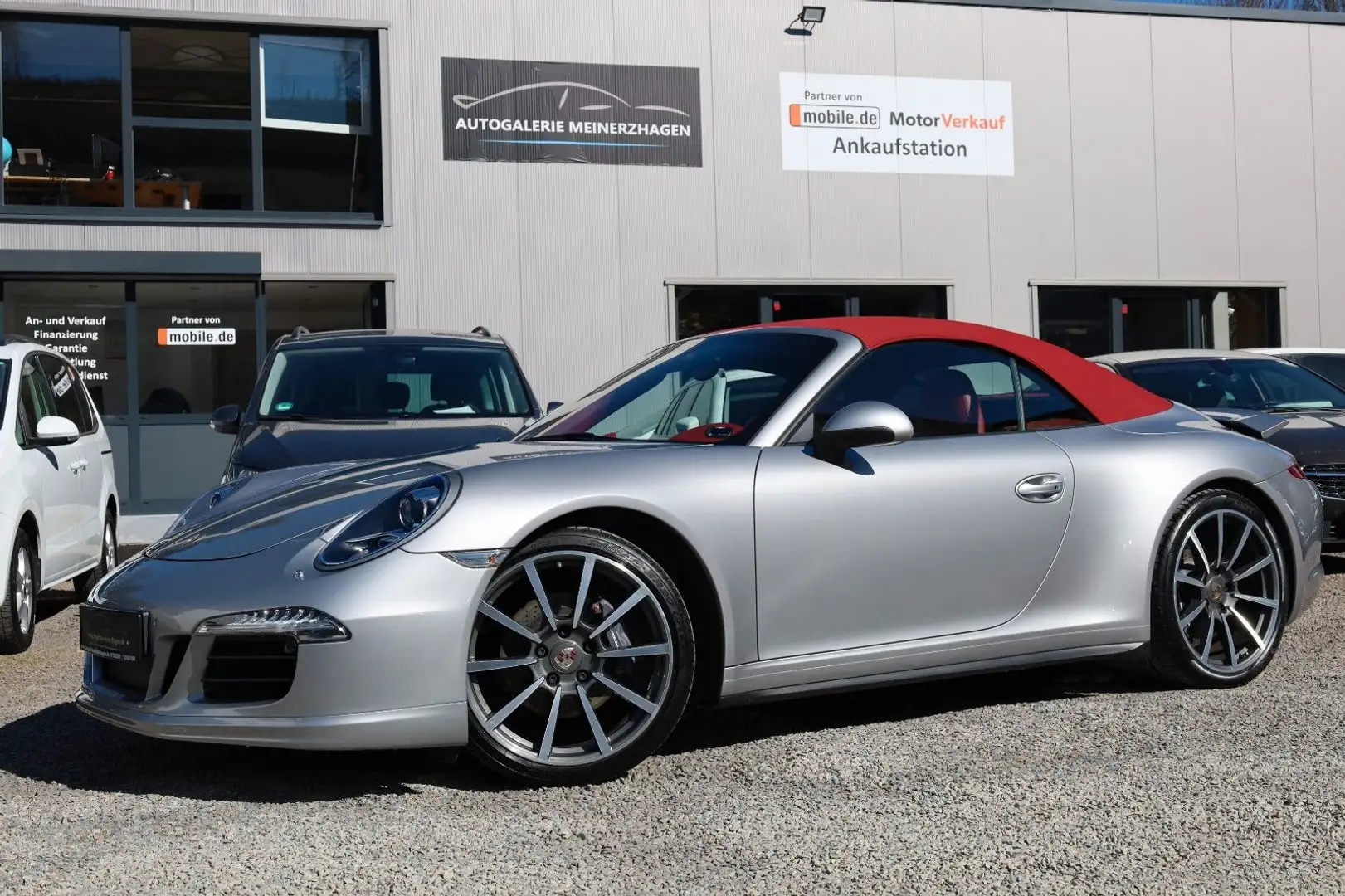Porsche 991 911 Carrera 4 Cabriolet/Schalter/Sp.-Aga/Bose/Vo Zilver - 2