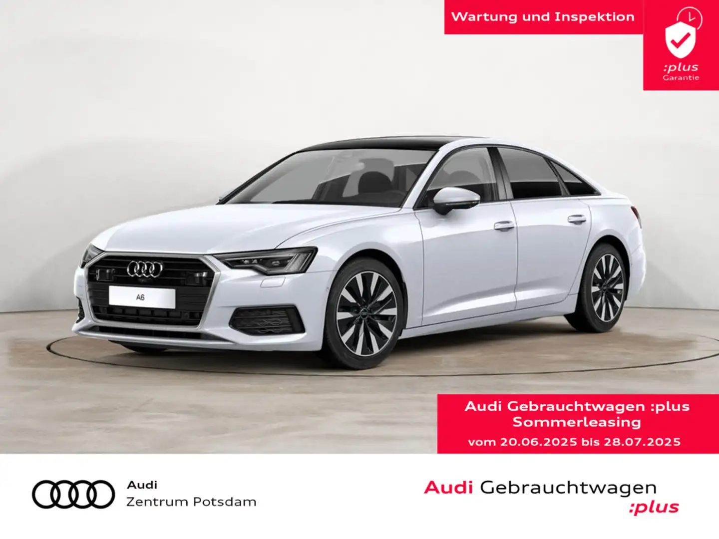 Audi A6 Limousine 40TDI MATRIX NAVI STANDHZ PANORA Blanc - 1
