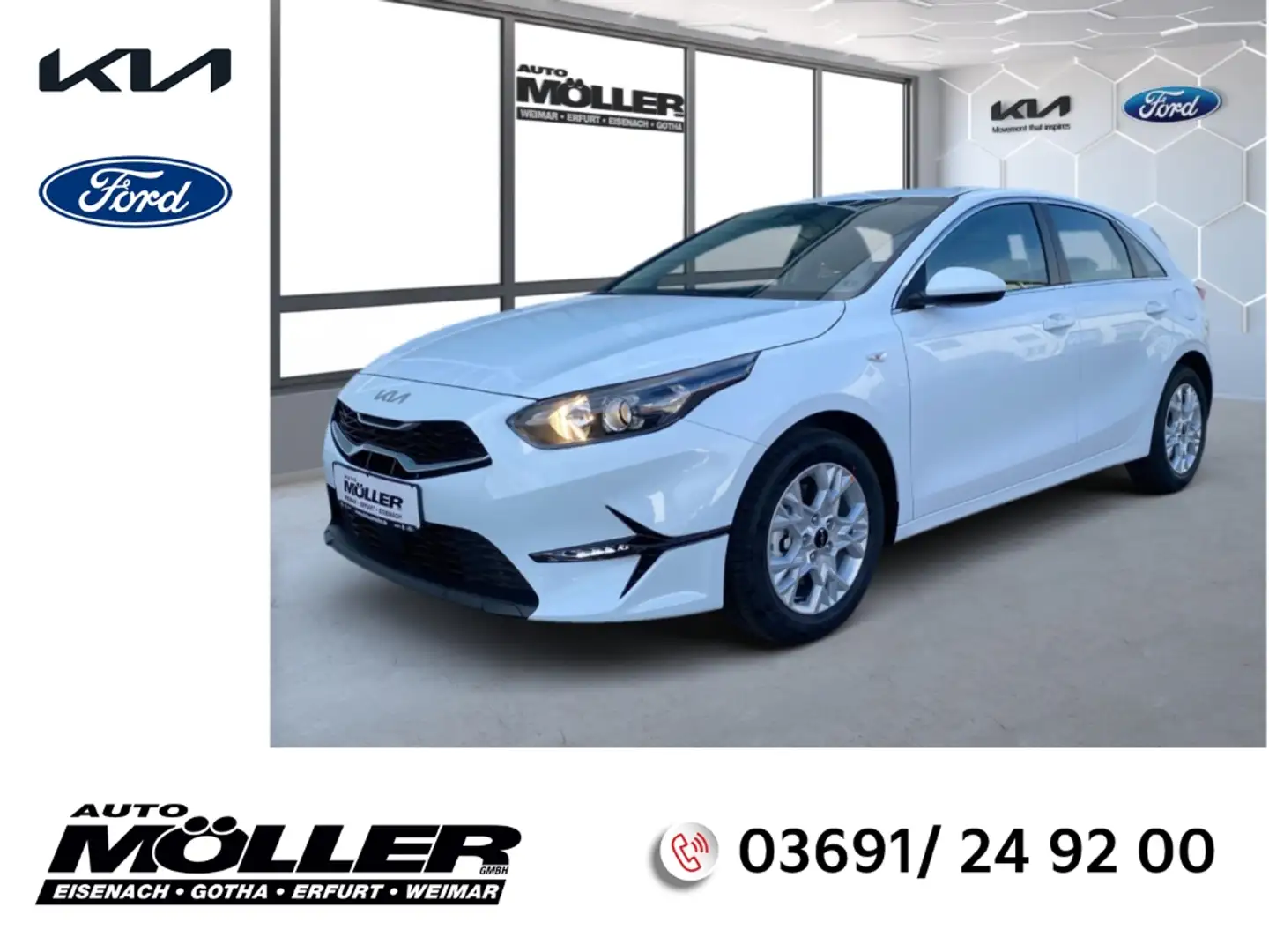 Kia Ceed / cee'd Vision 1.5T DCT7 Kamera Navi ACC Klima DAB+ Weiß - 1