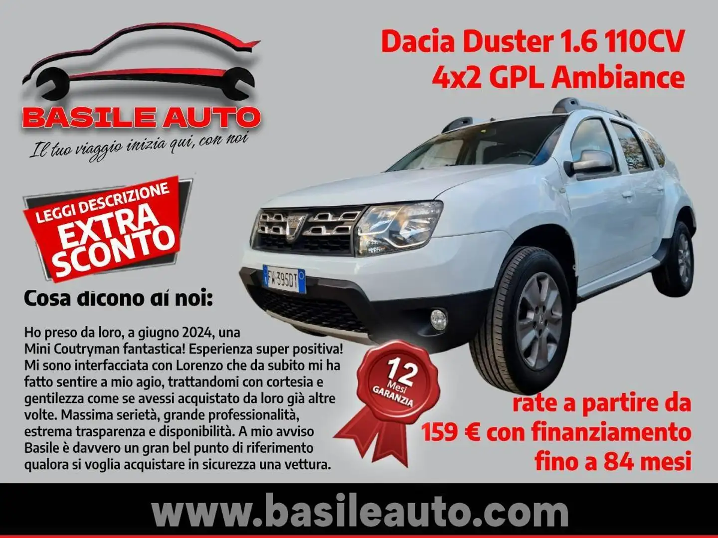 Dacia Duster Duster I 2014 1.6 Laureate Gpl 4x2 105cv - 1