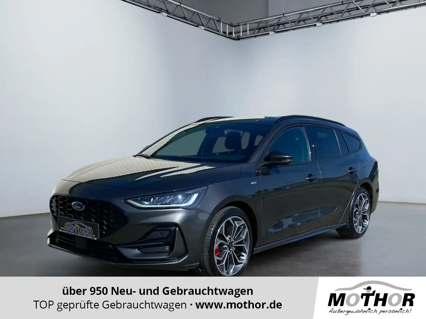 Ford Focus Turnier ST-Line 1.0 EcoBoost ACC PDC KAM Gris - 1