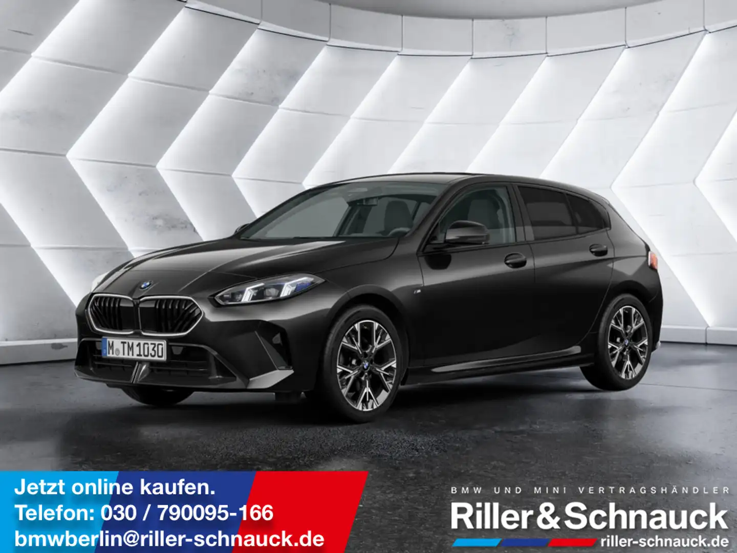 BMW 118 d M-Sport NAVI ACC HUD AKTIVSITZE LED 360° Schwarz - 1