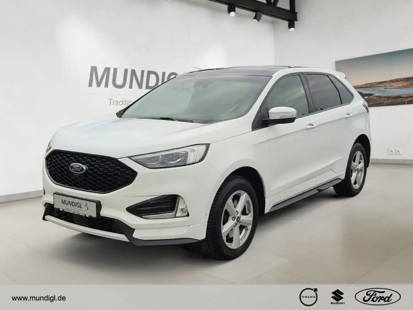 Ford Edge ST-Line 4x4 El. Panodach Navi Memory Sitze Soundsy Weiß - 1