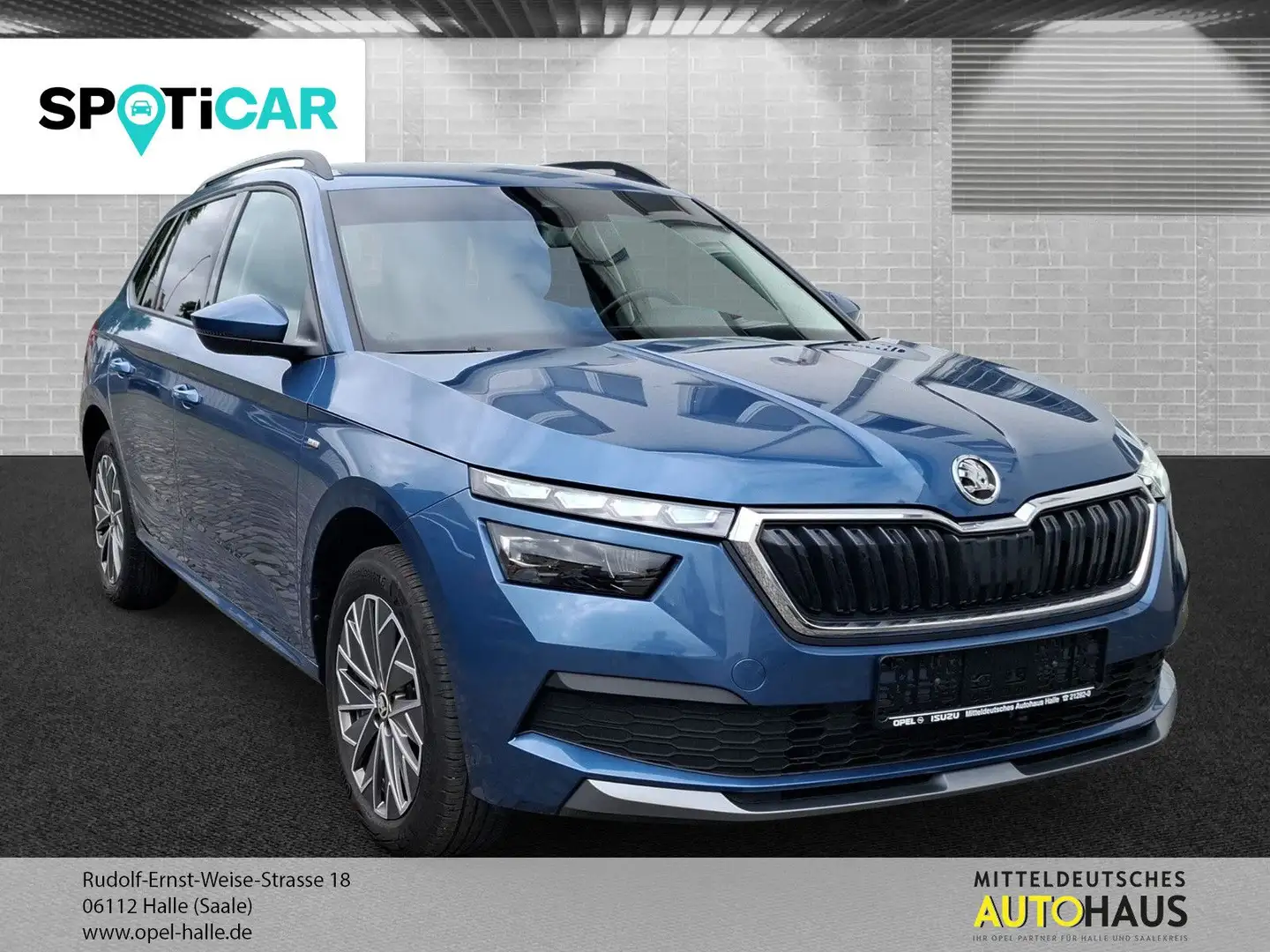 Skoda Kamiq Clever 8-fach LM Felgen el.Heckkl.LEDMatri Blau - 1