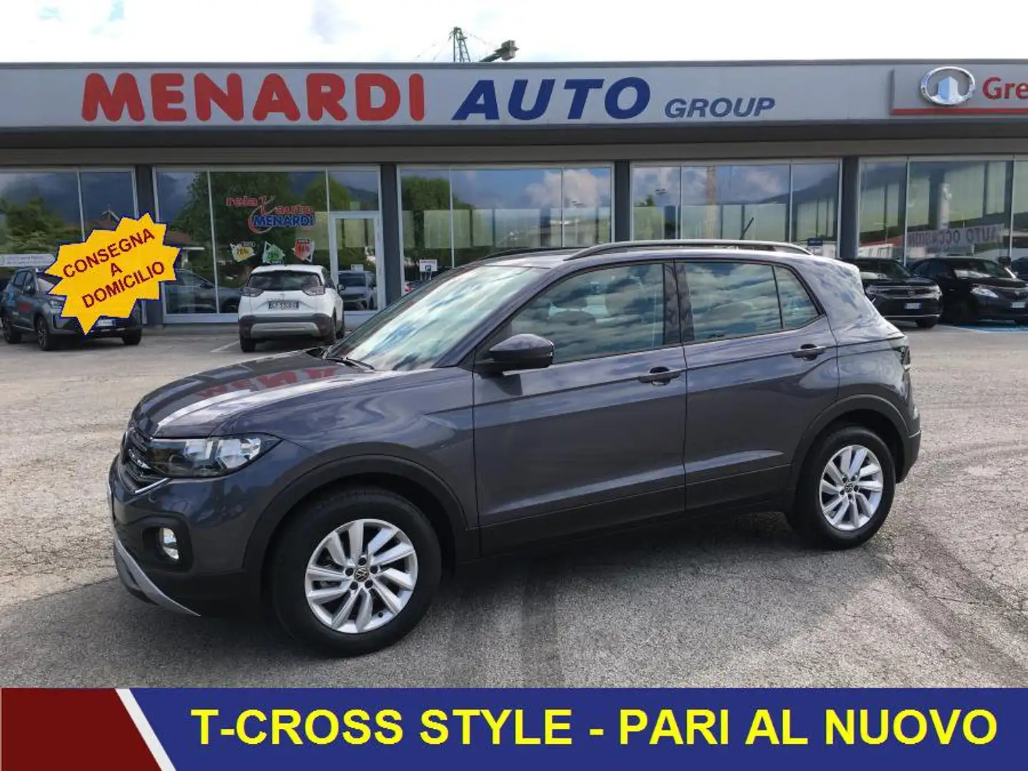 Volkswagen T-Cross 1.0 TSI Style BMT 2023 * PARI AL NUOVO Grau - 1