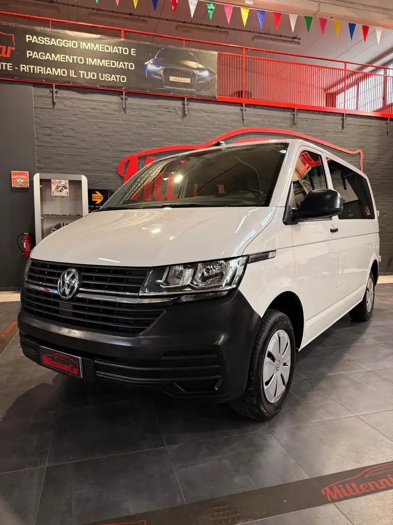 Volkswagen T6 Transporter Transporter 2.0 TDI 110CV 9 POSTI IVA ESPOSTA Weiß - 1