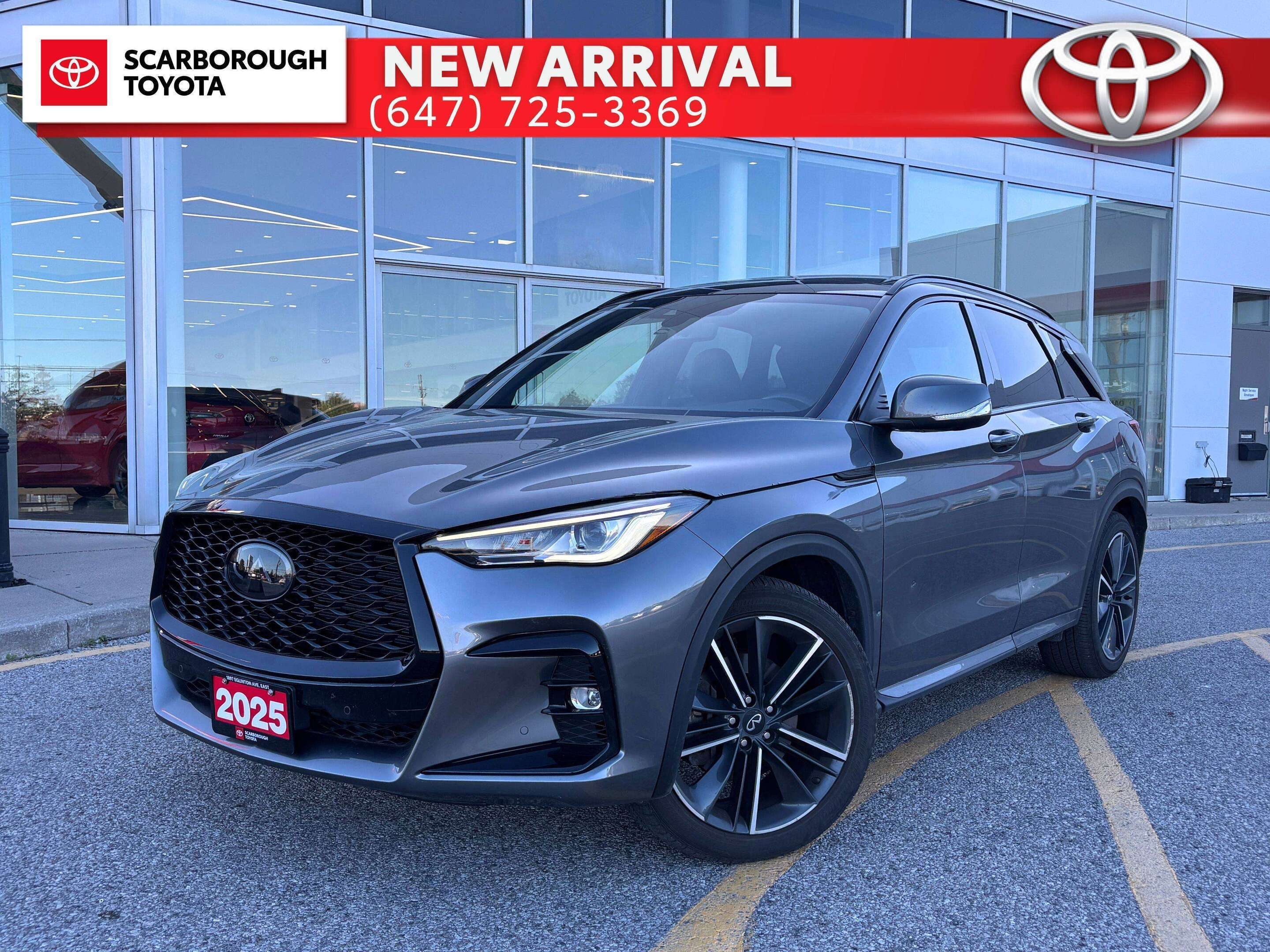 Gray 2025 INFINITI QX50 SUV / Crossover All-Wheel Drive Automatic