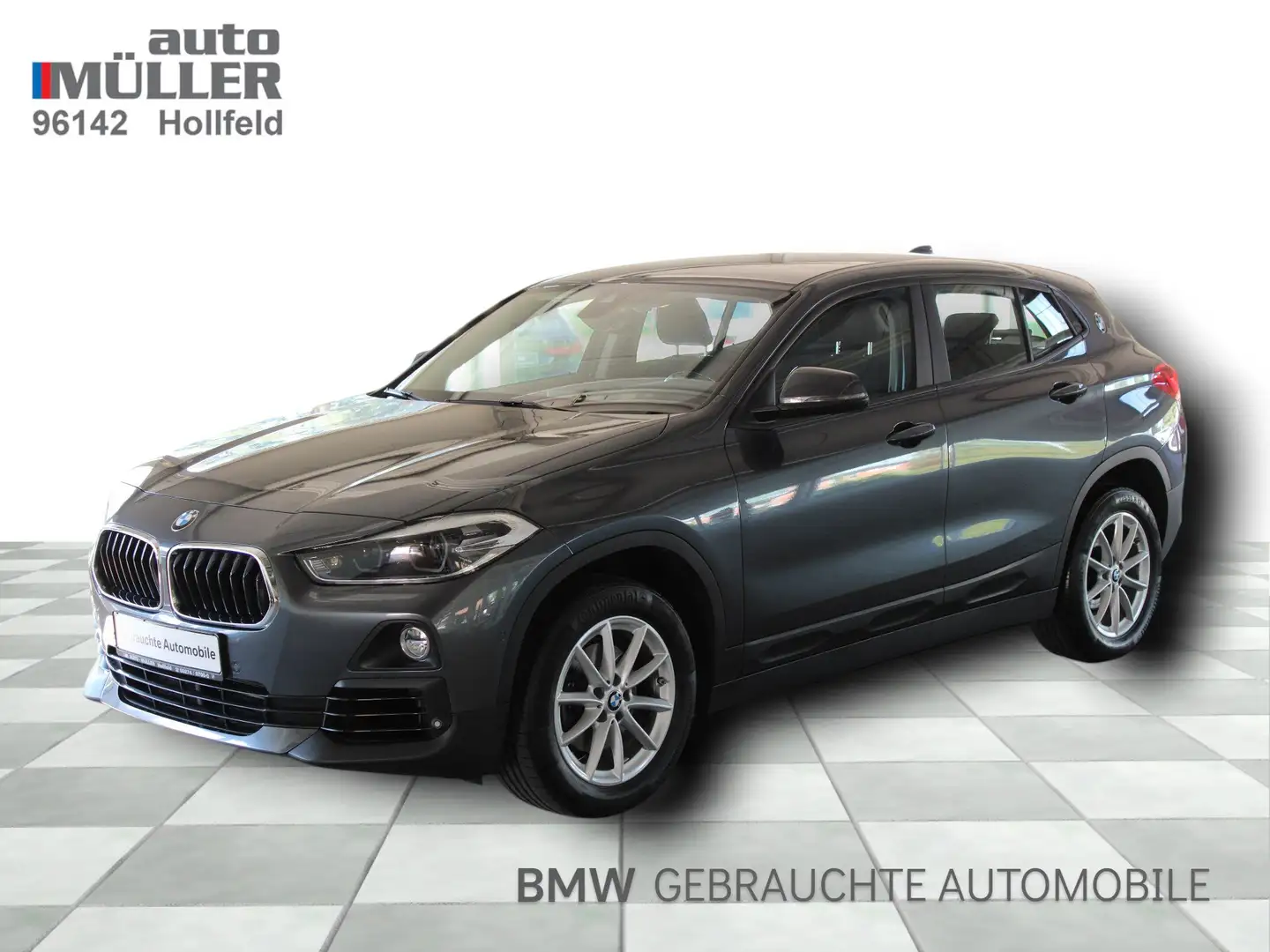 BMW X2 sDrive18i (a LED RFK Klimaaut. PDC Grau - 1