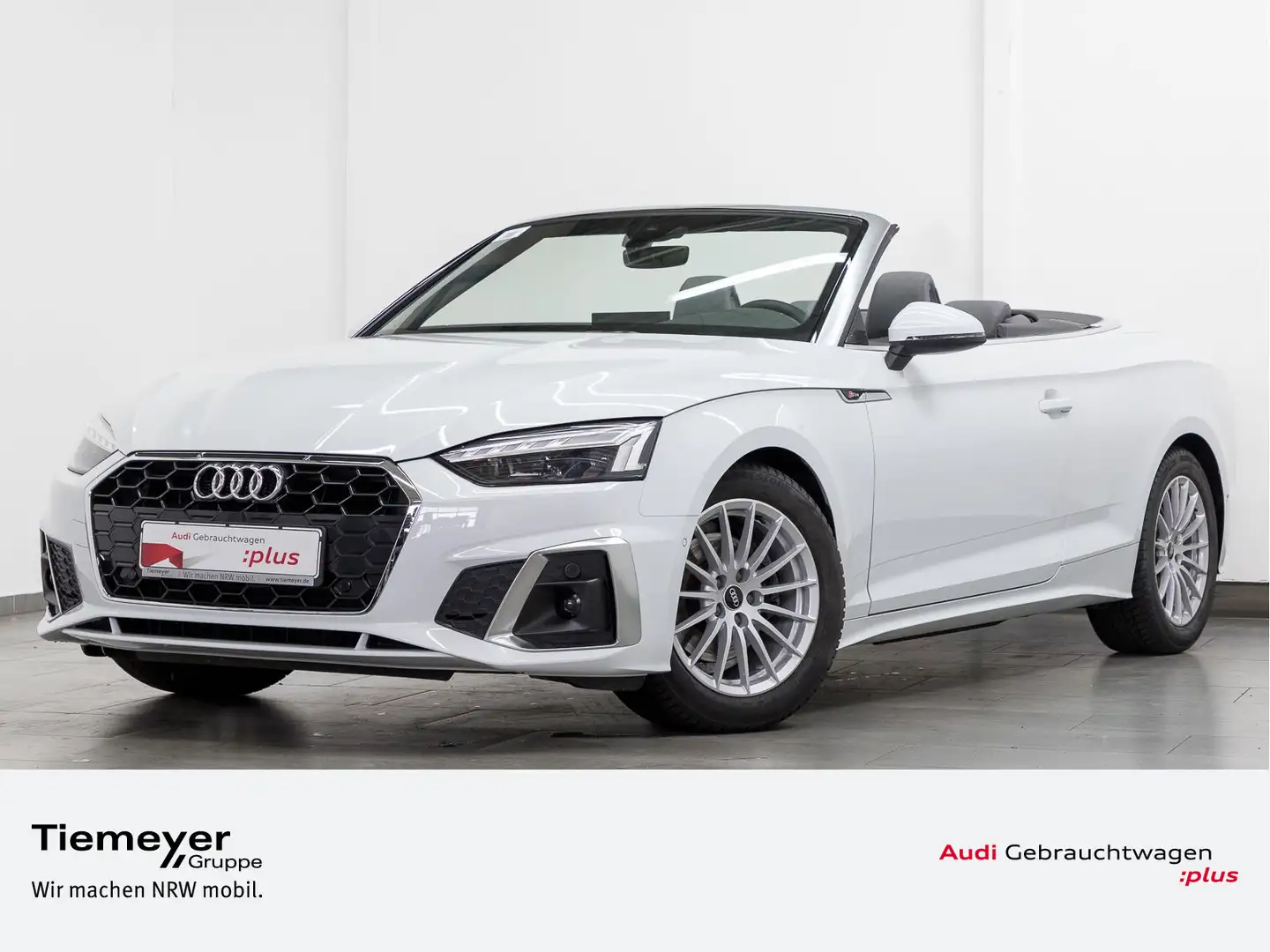 Audi A5 35 TDI 2x S LINE UPE74 LM19 AHK SPO Weiß - 1