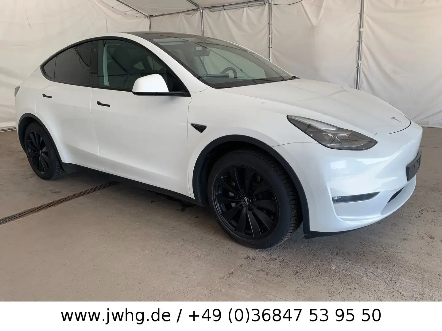 Tesla Model Y Long Range AWD 75 kWh Wärmep Autopilot-3 Weiß - 2