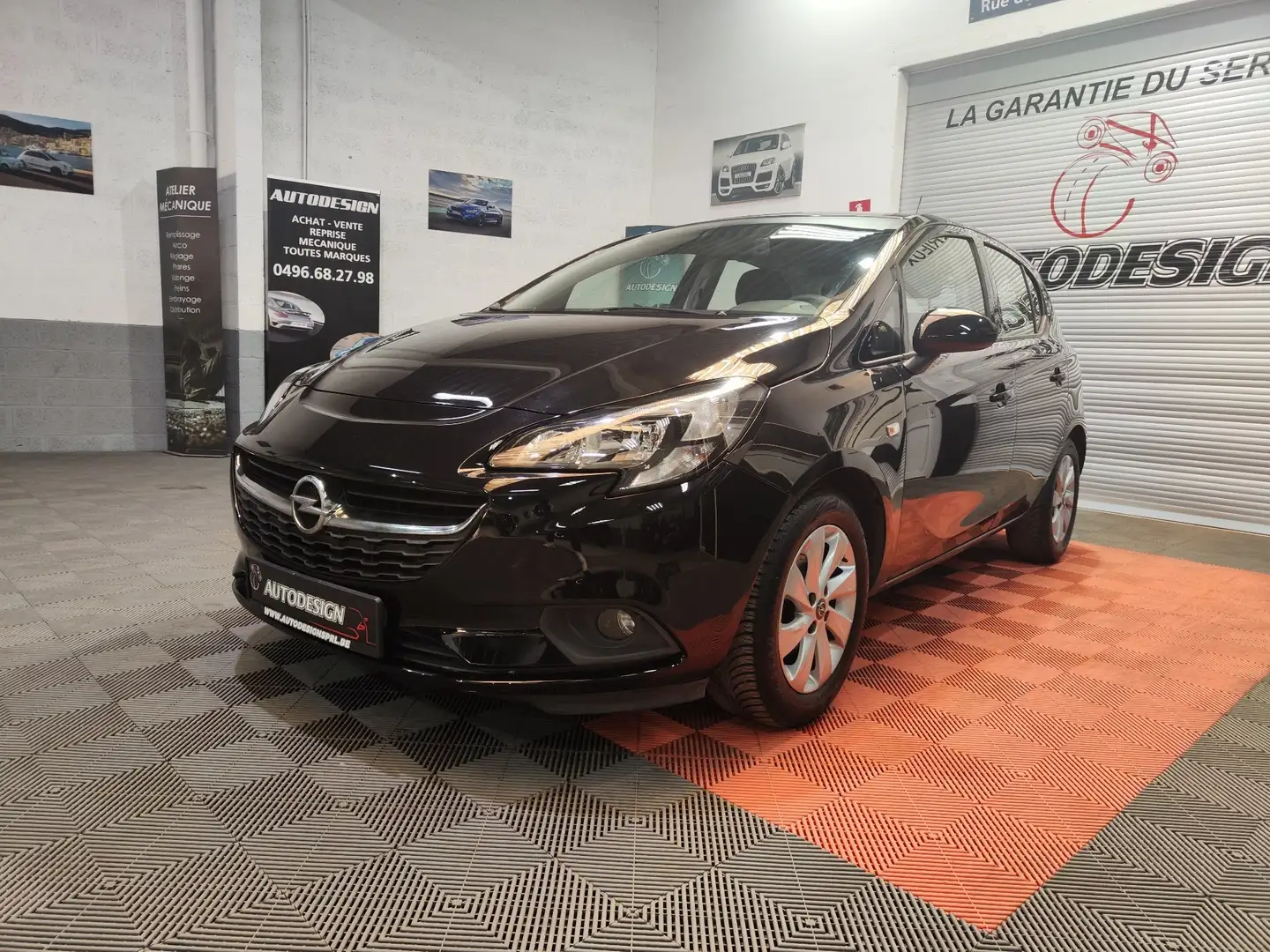 Opel Corsa 1.4 75 ch Enjoy //GPS,carplay..// 31000 km Zwart - 1