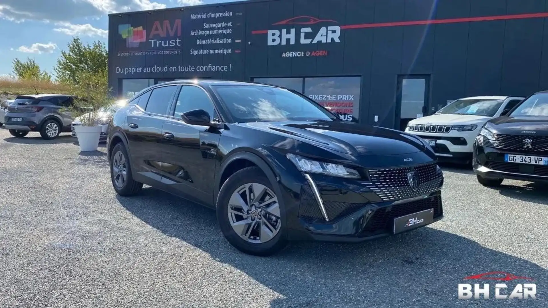 Peugeot 408 1.2 145 MHEV HYBRID GT E-DCS6 BVA Noir - 2