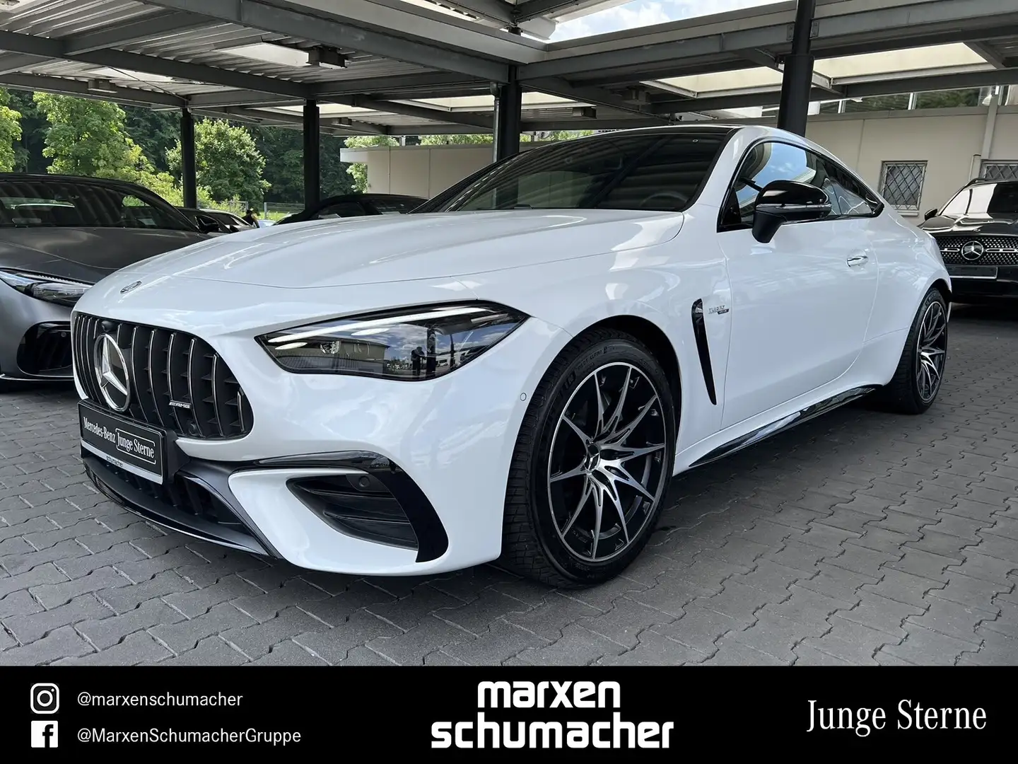 Mercedes-Benz CLE 53 AMG AMG CLE 53 4M+ Coupé Pano+360°+Night+Memory+DIGI Blanc - 1