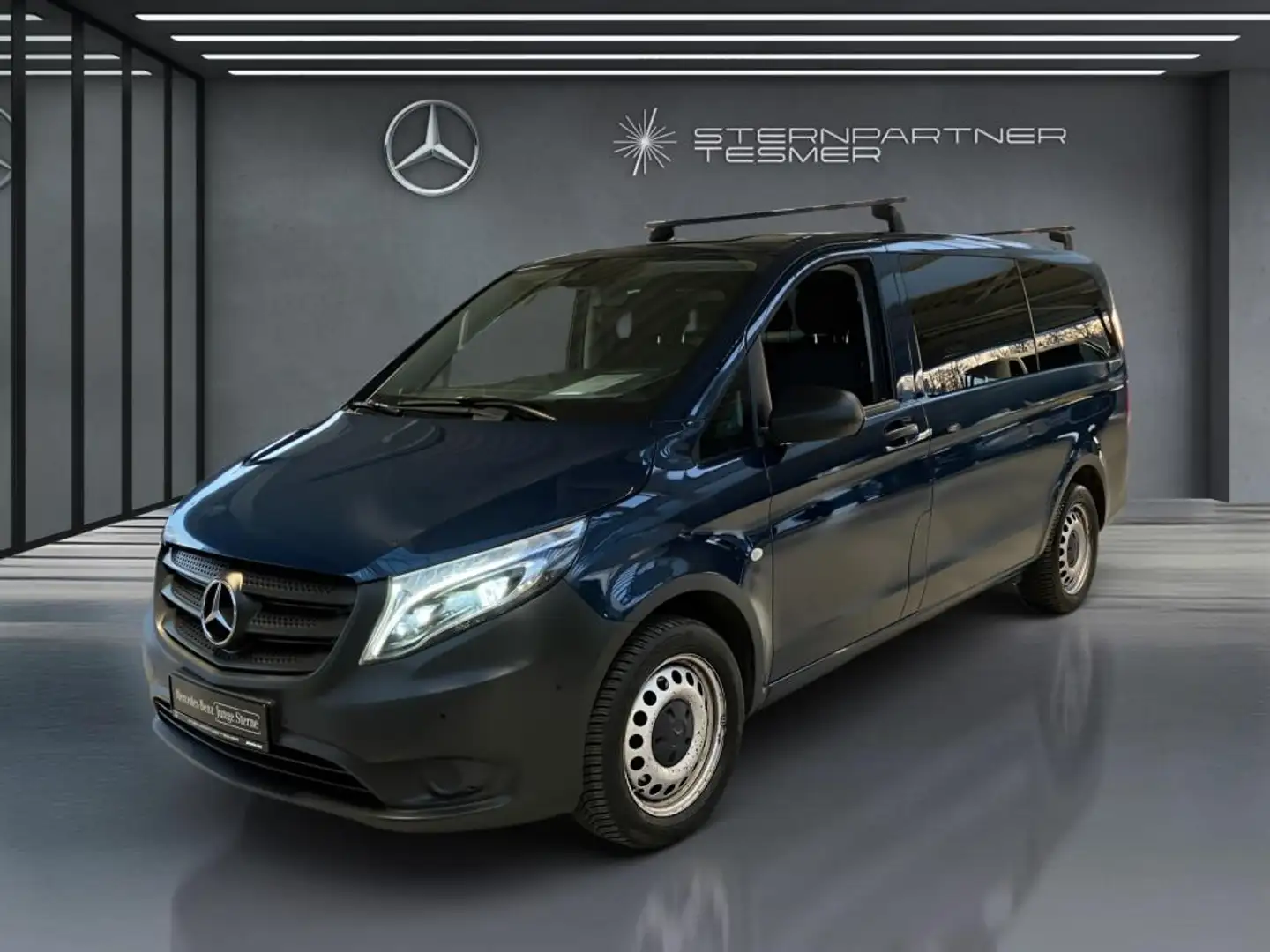 Mercedes-Benz Vito 119 CDI Mixto Lang DAB+Totwinkel+KAMERA+AHK Blau - 1