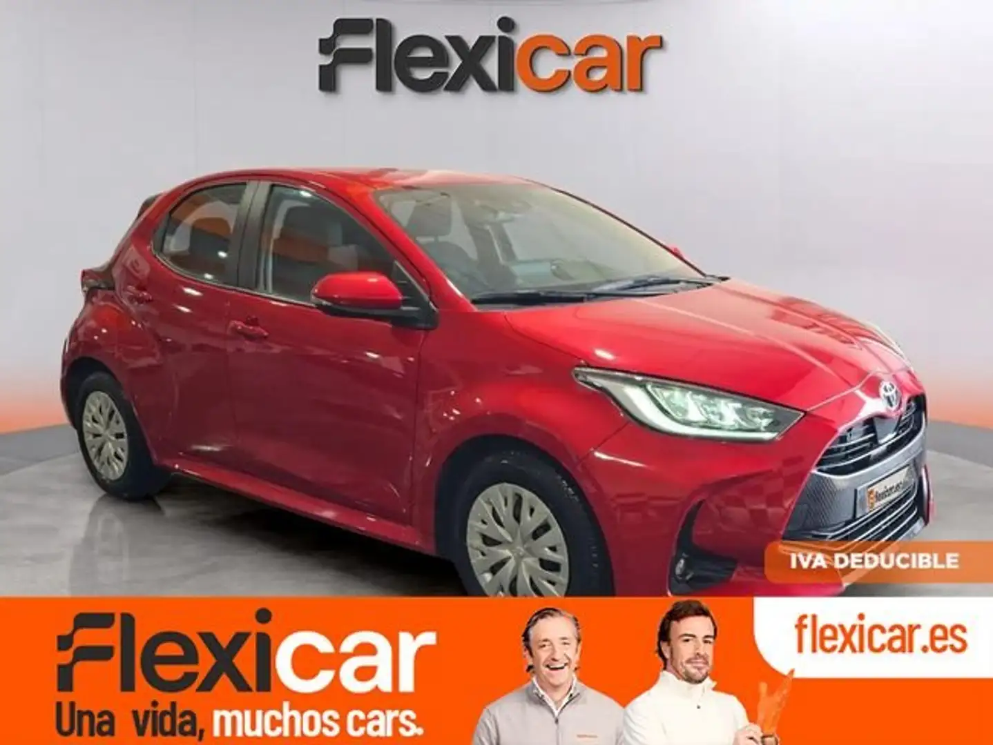 Toyota Yaris 120H 1.5 Active Plus Rojo - 1