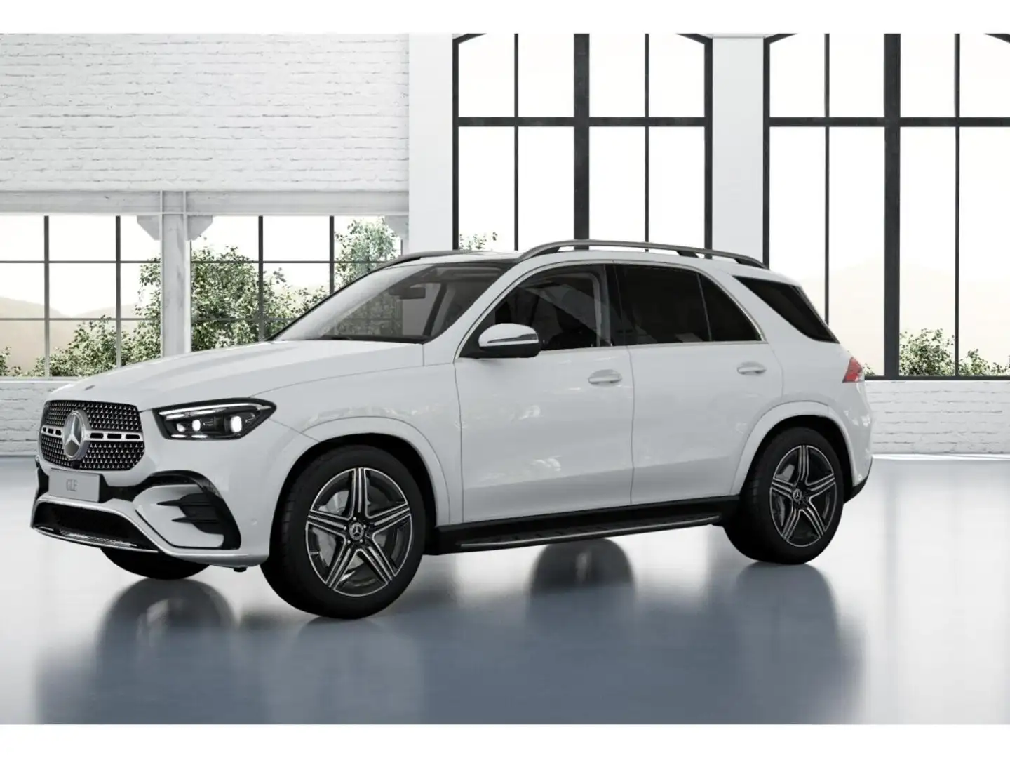 Mercedes-Benz GLE 300 d 4MATIC AMG+MBUX+Burm+MBeam+Ambiente Weiß - 2