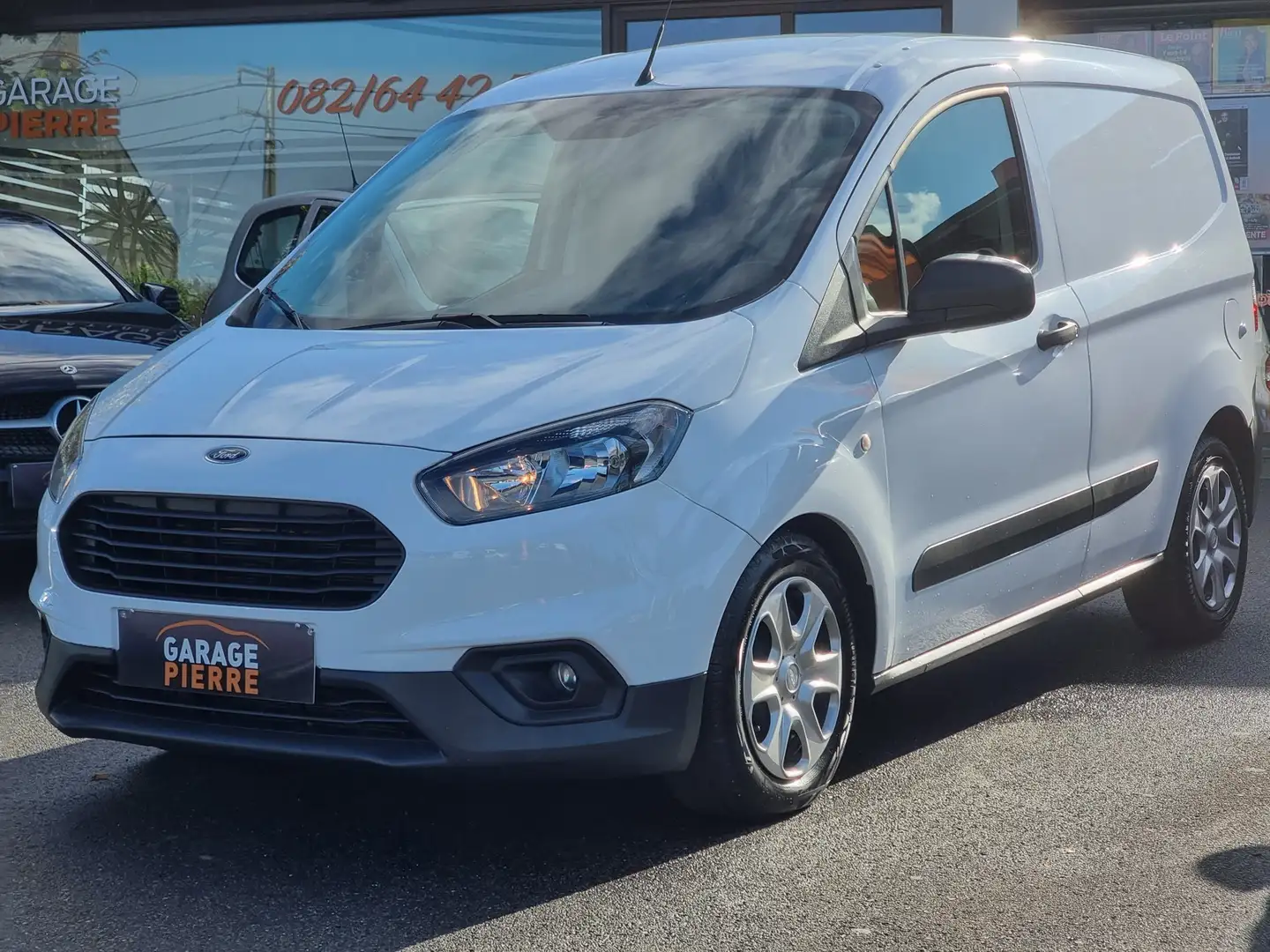 Ford Transit Courier CLIMATISATION * GPS  * 1.5 TDCI Blanc - 1