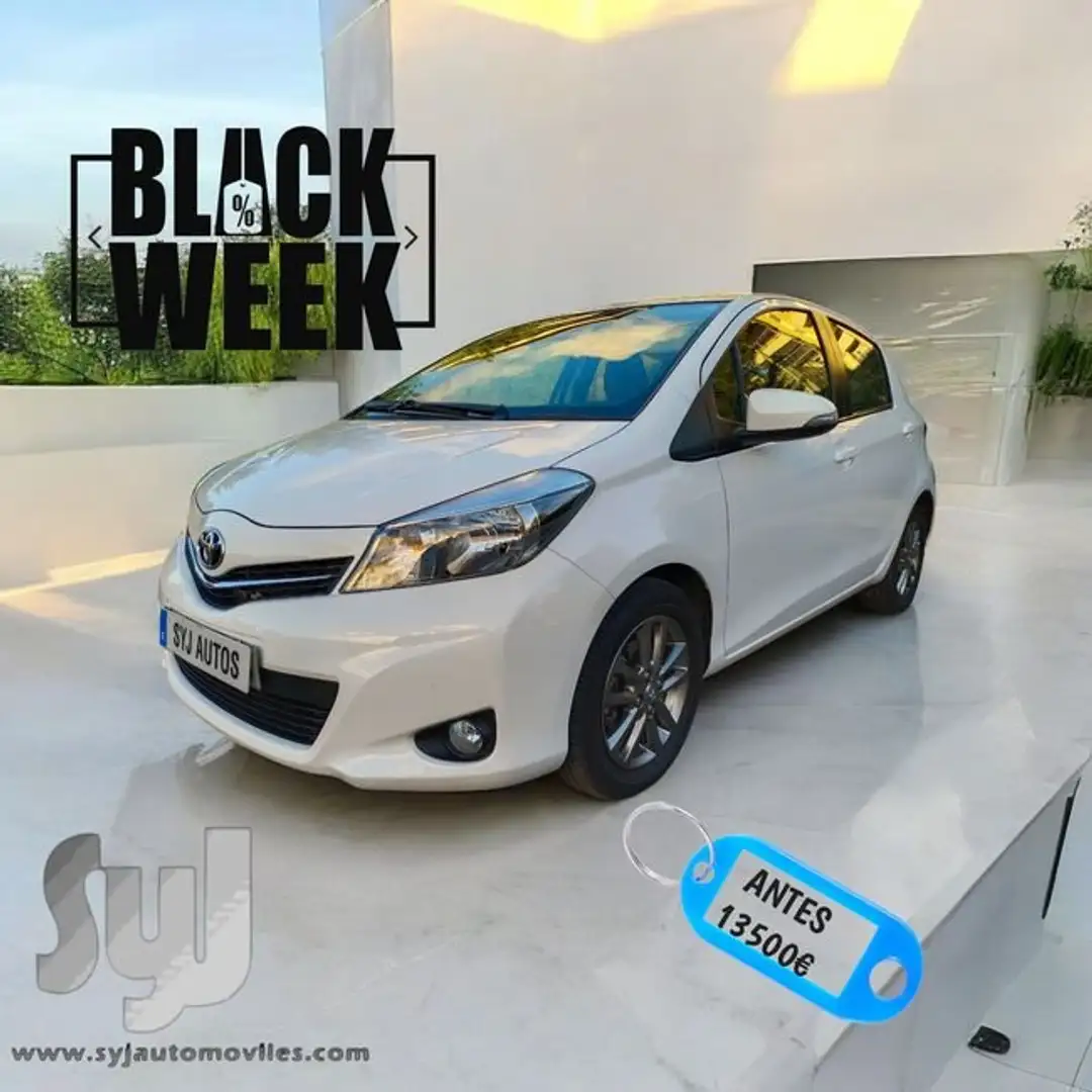 Toyota Yaris 1.3 Active MultiDrive Blanc - 1