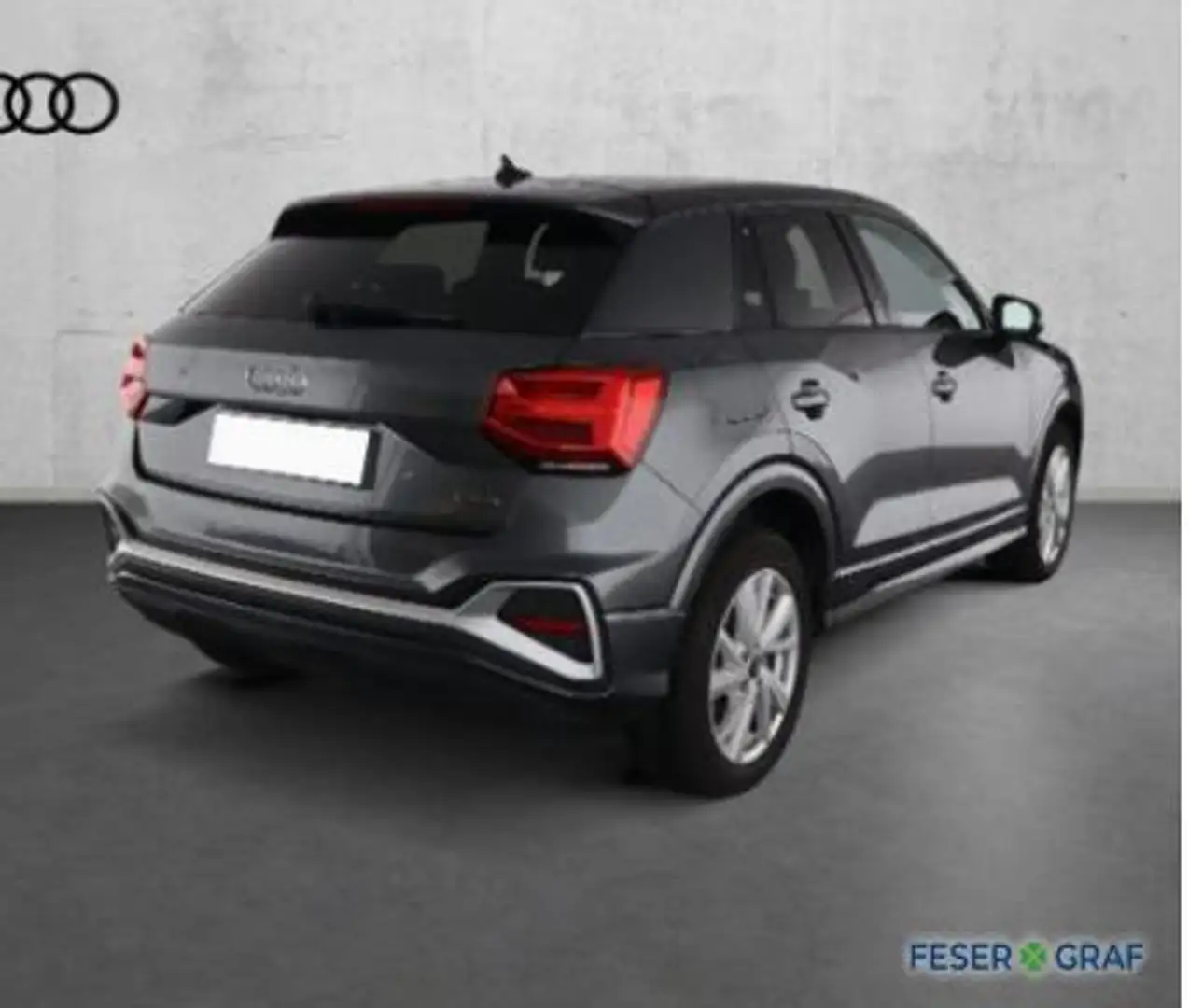 Audi Q2 40 TFSO qu. S line Int/Matrix/ACC+Parken/AHK/Stand Grau - 2