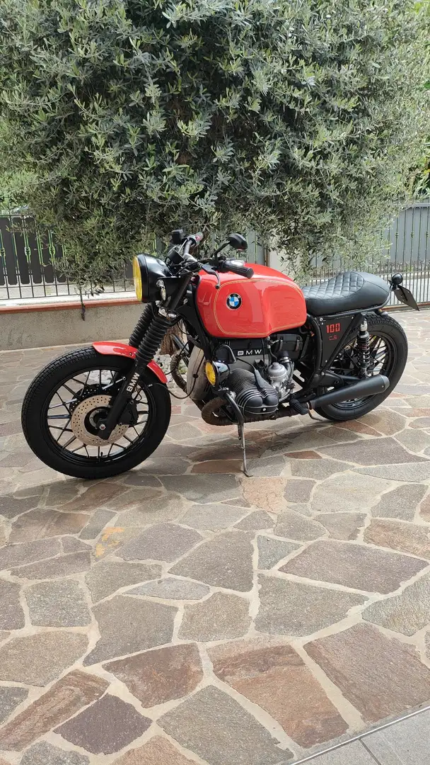 BMW R 100 CS café racer Rojo - 2