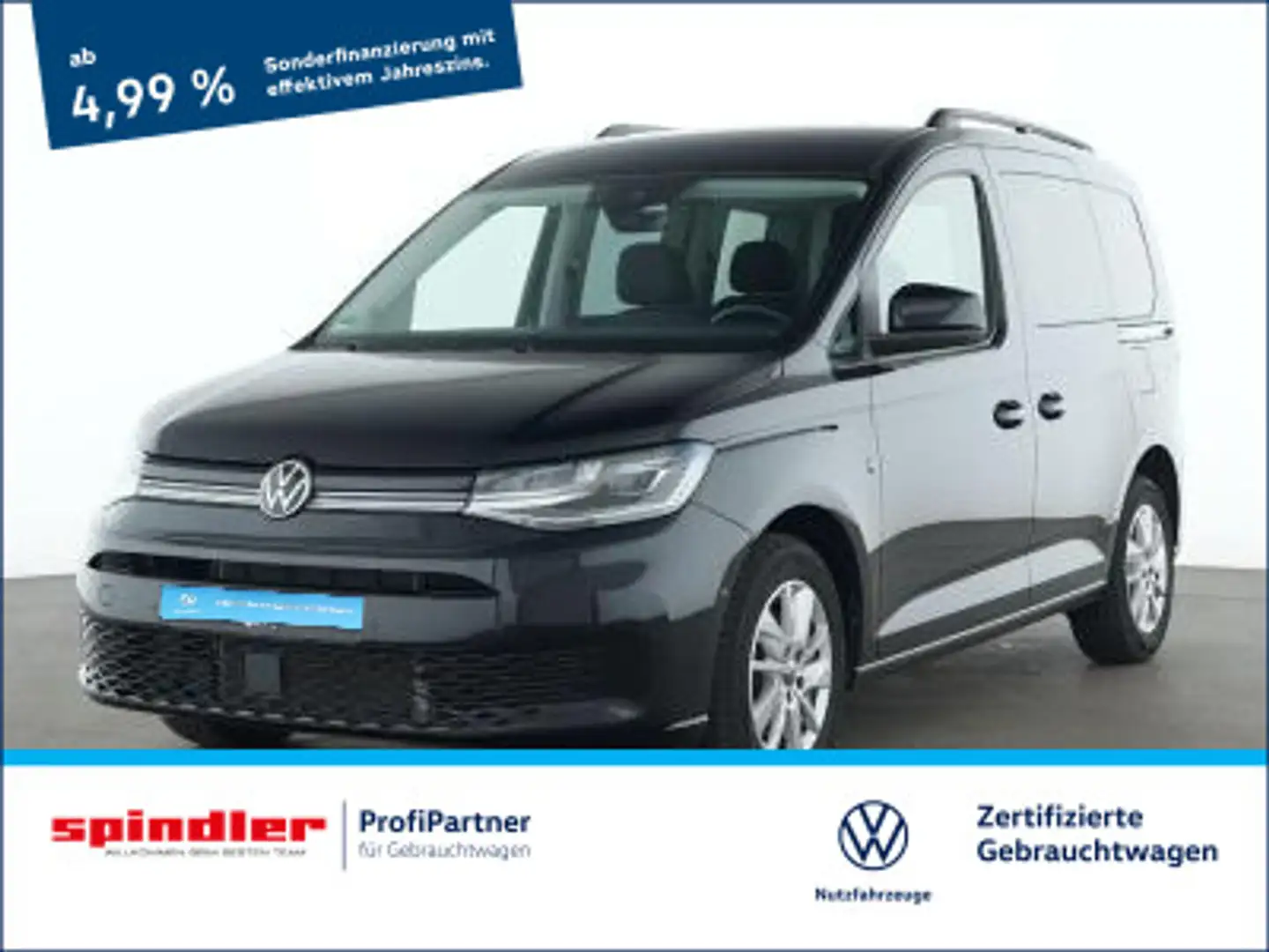 Volkswagen Caddy Kombi Life 2.0 TDI DSG/LED, ACC, Navi, PDC Schwarz - 1