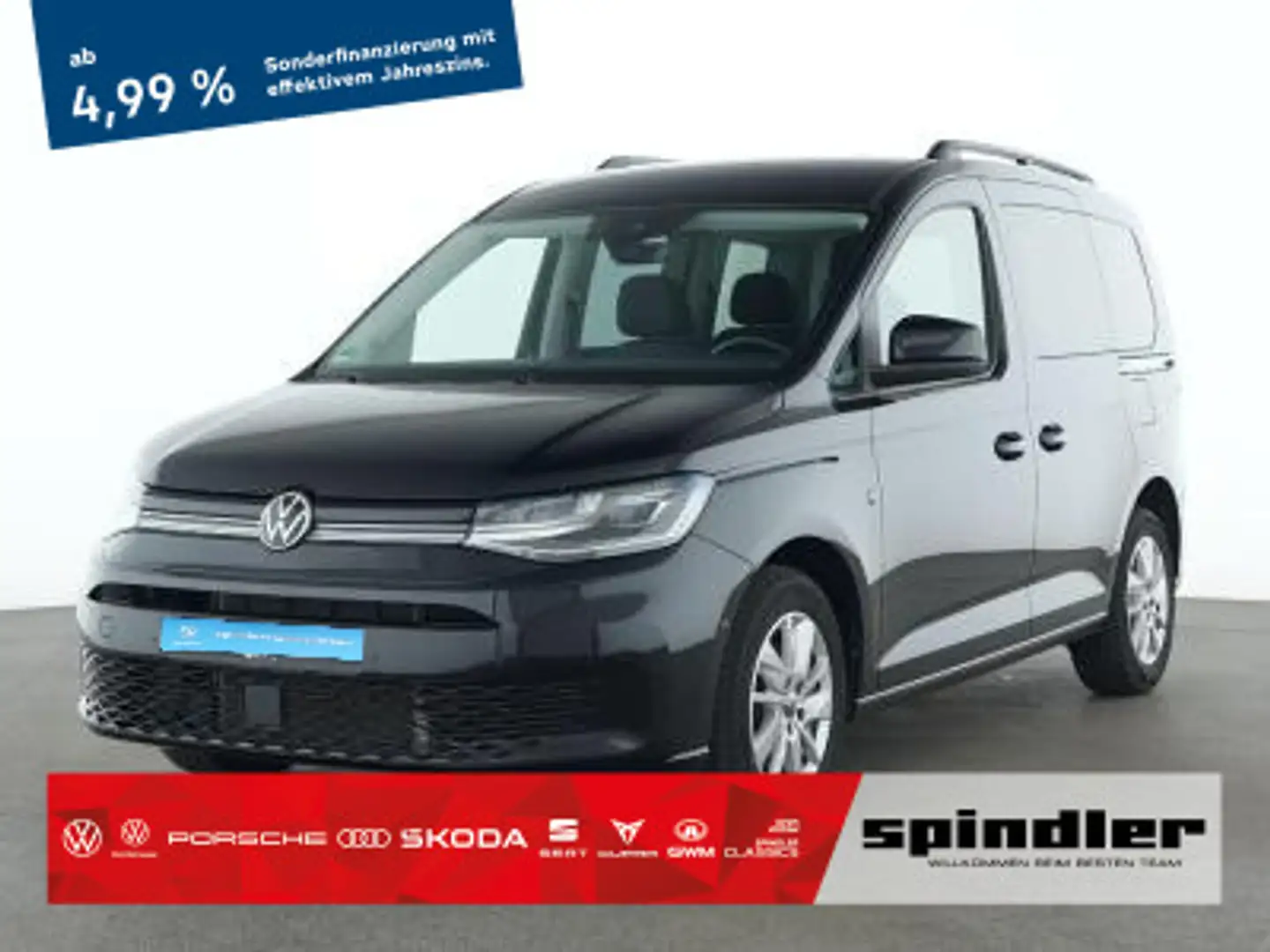 Volkswagen Caddy Caddy Kombi Life 2.0 TDI DSG/LED, ACC, Navi, PDC Schwarz - 1